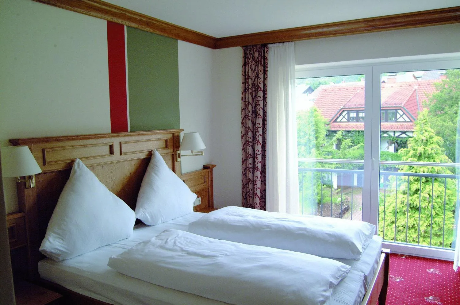 Bed in Hotel Jägerhof