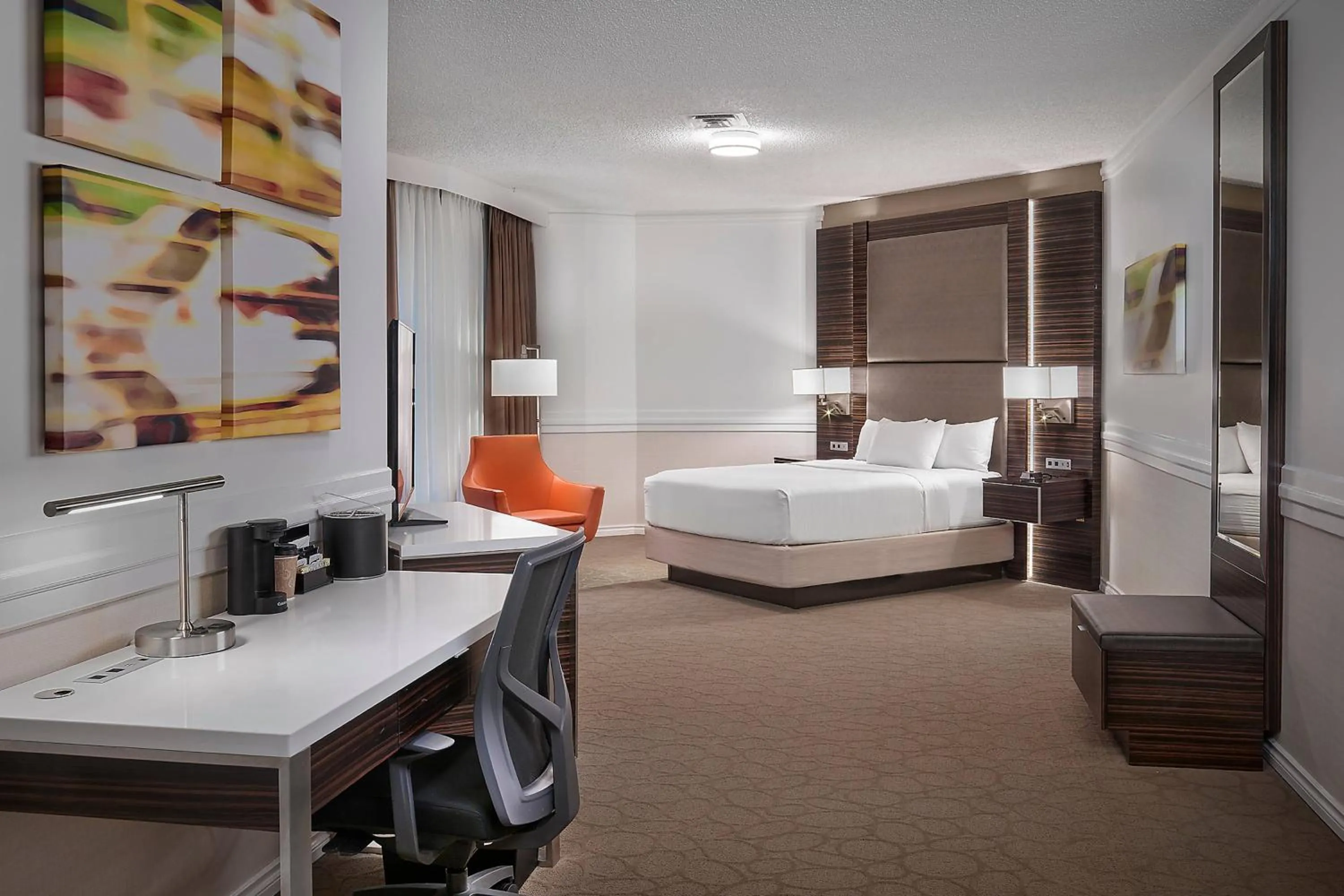 Photo of the whole room, Bed in Delta Hotels by Marriott Edmonton Centre Suites