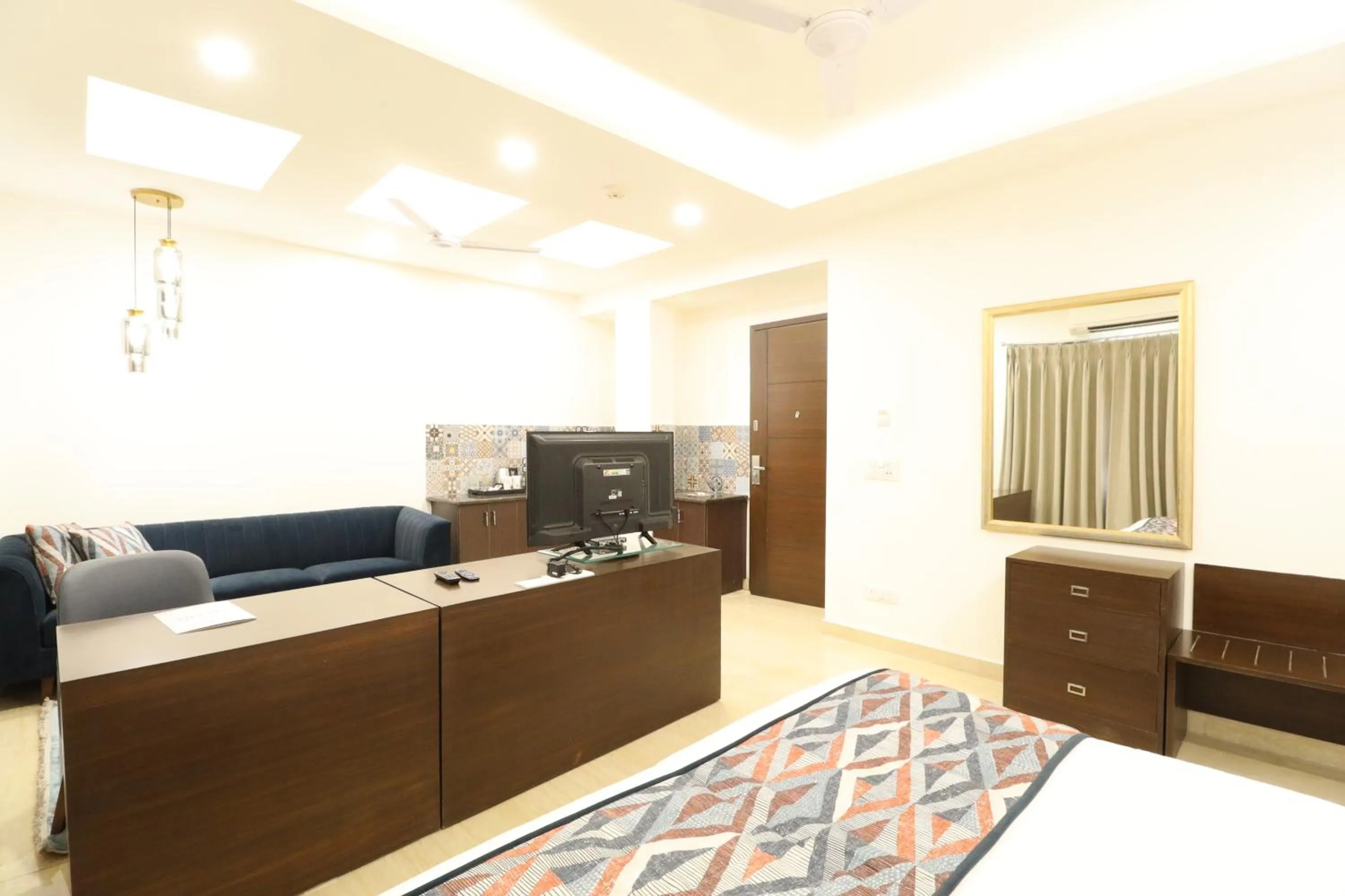 View (from property/room), Bed in Ahuja Residency City Centre