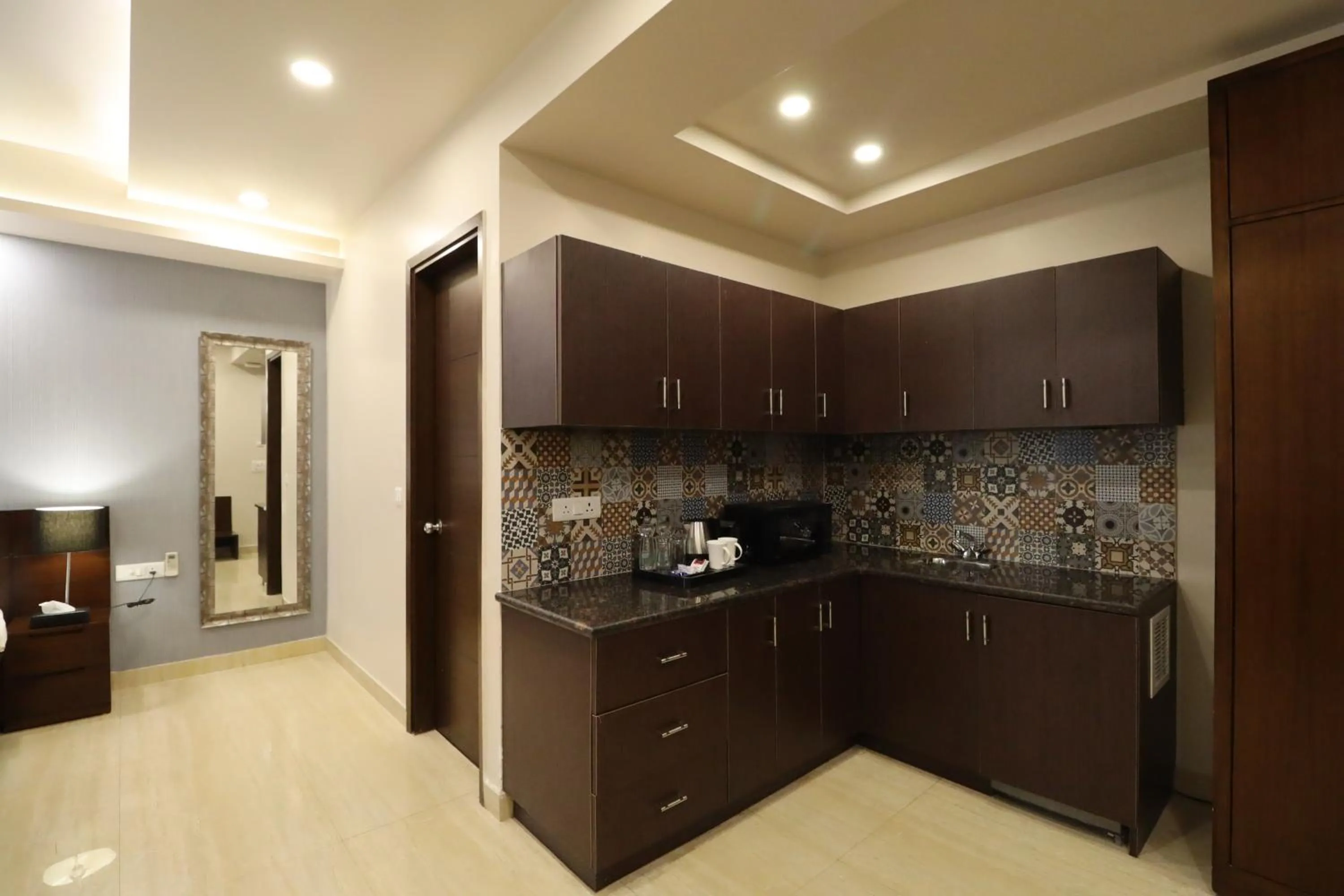 Kitchen or kitchenette in Ahuja Residency City Centre