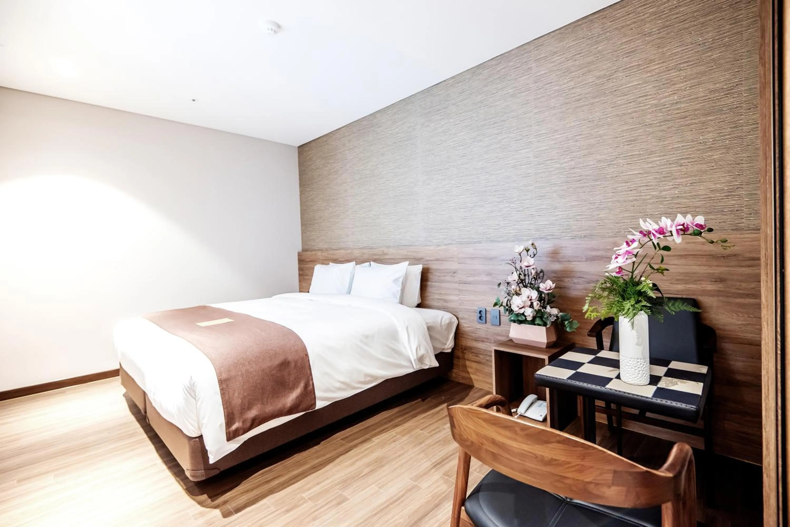 Bed in Intrada Icheon Hotel