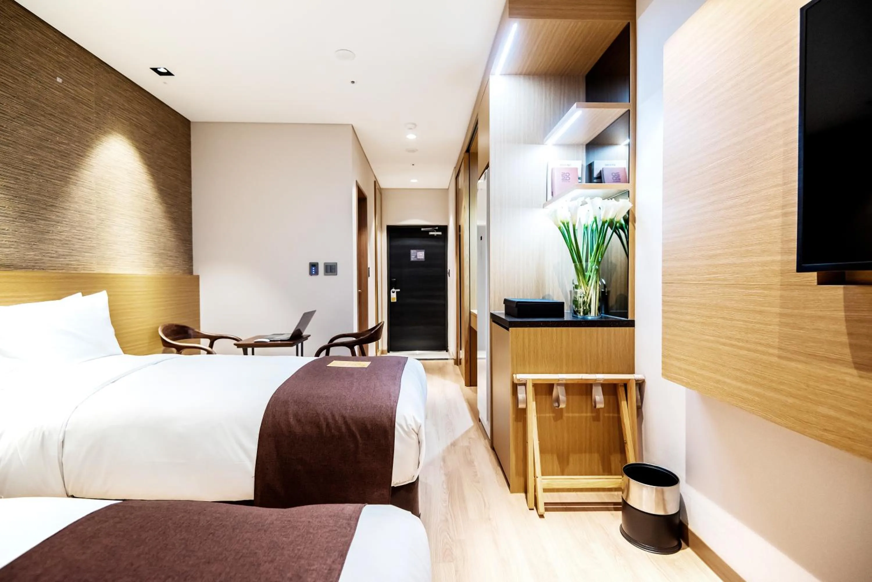 Bed in Intrada Icheon Hotel