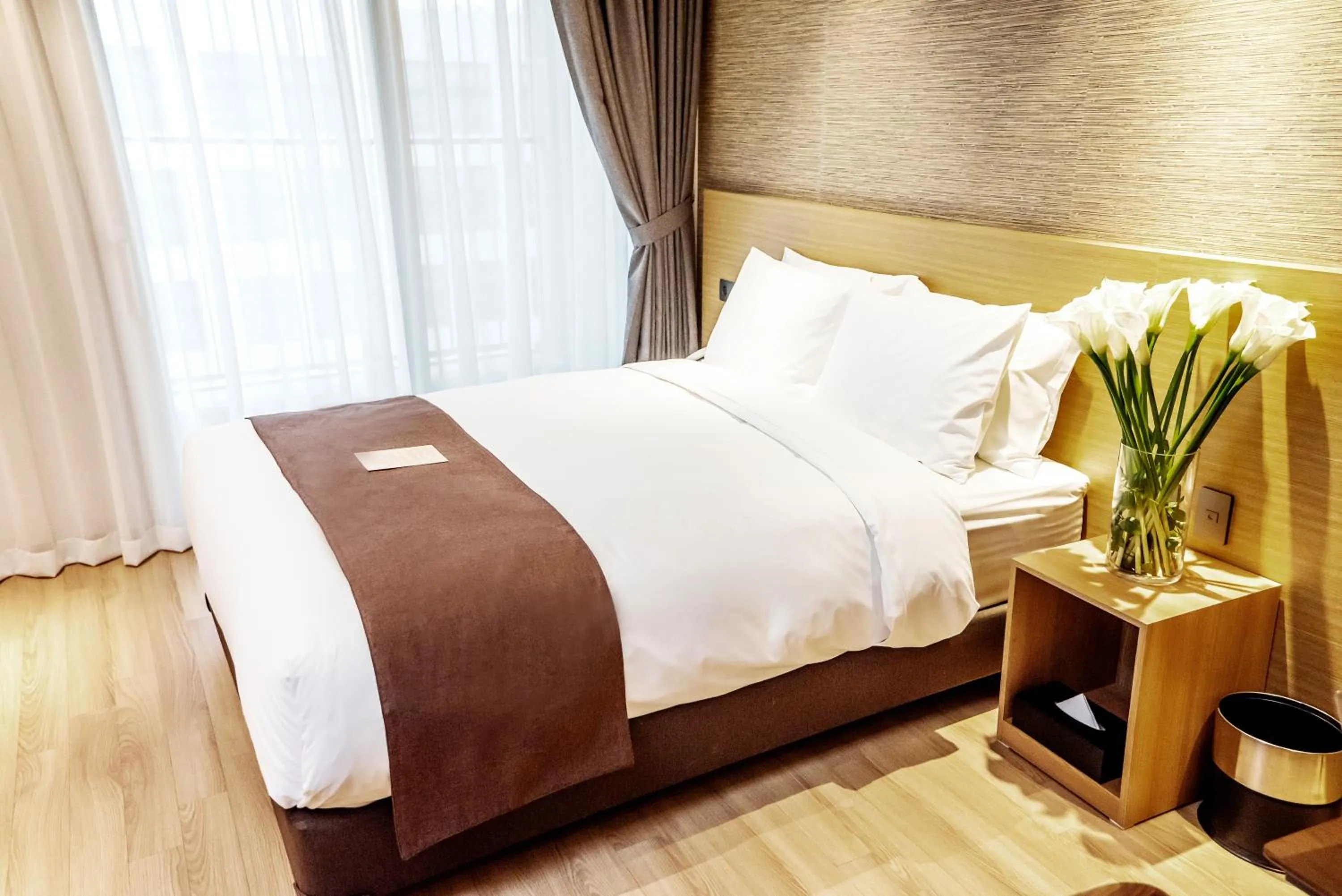 Bed in Intrada Icheon Hotel