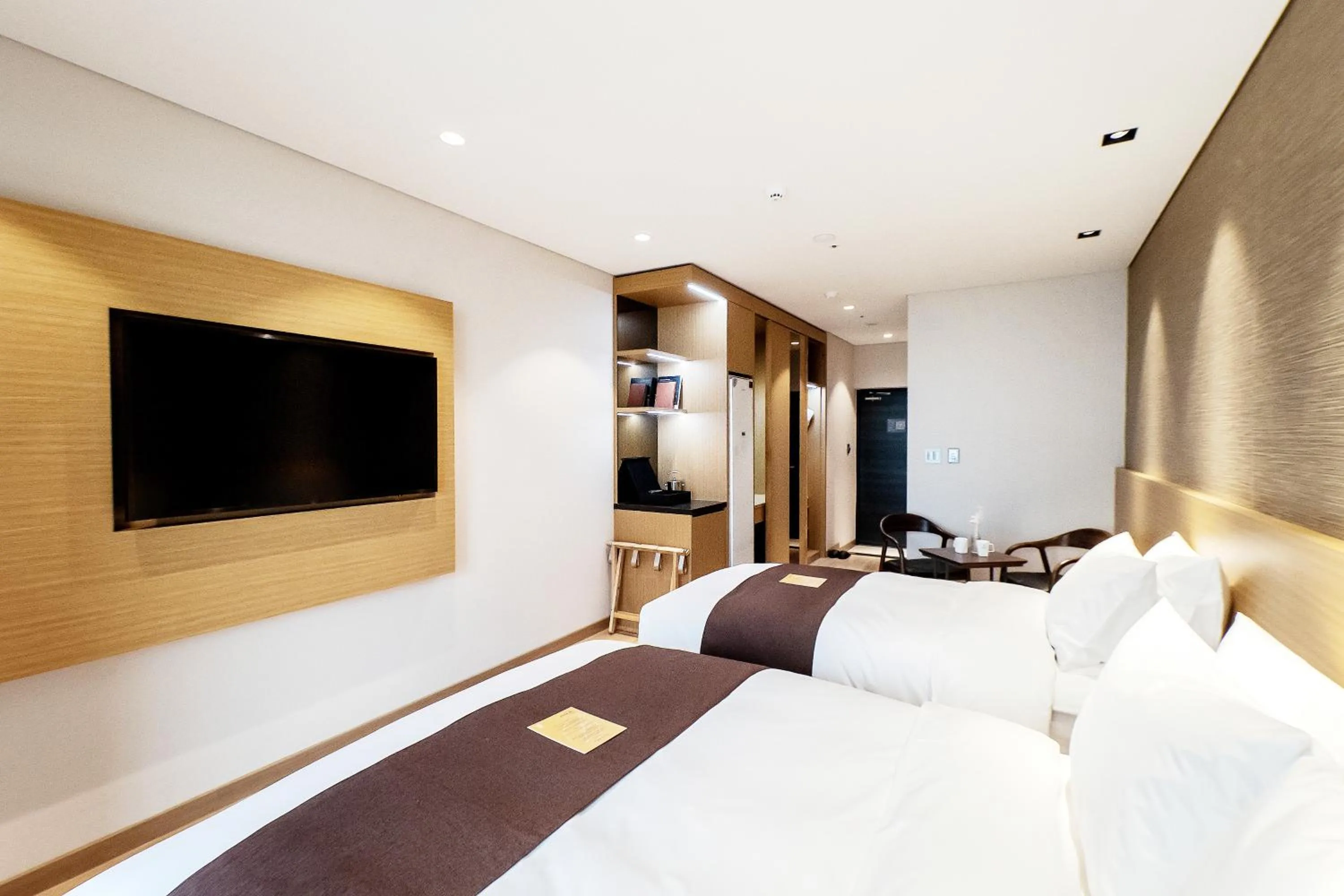 Bed in Intrada Icheon Hotel