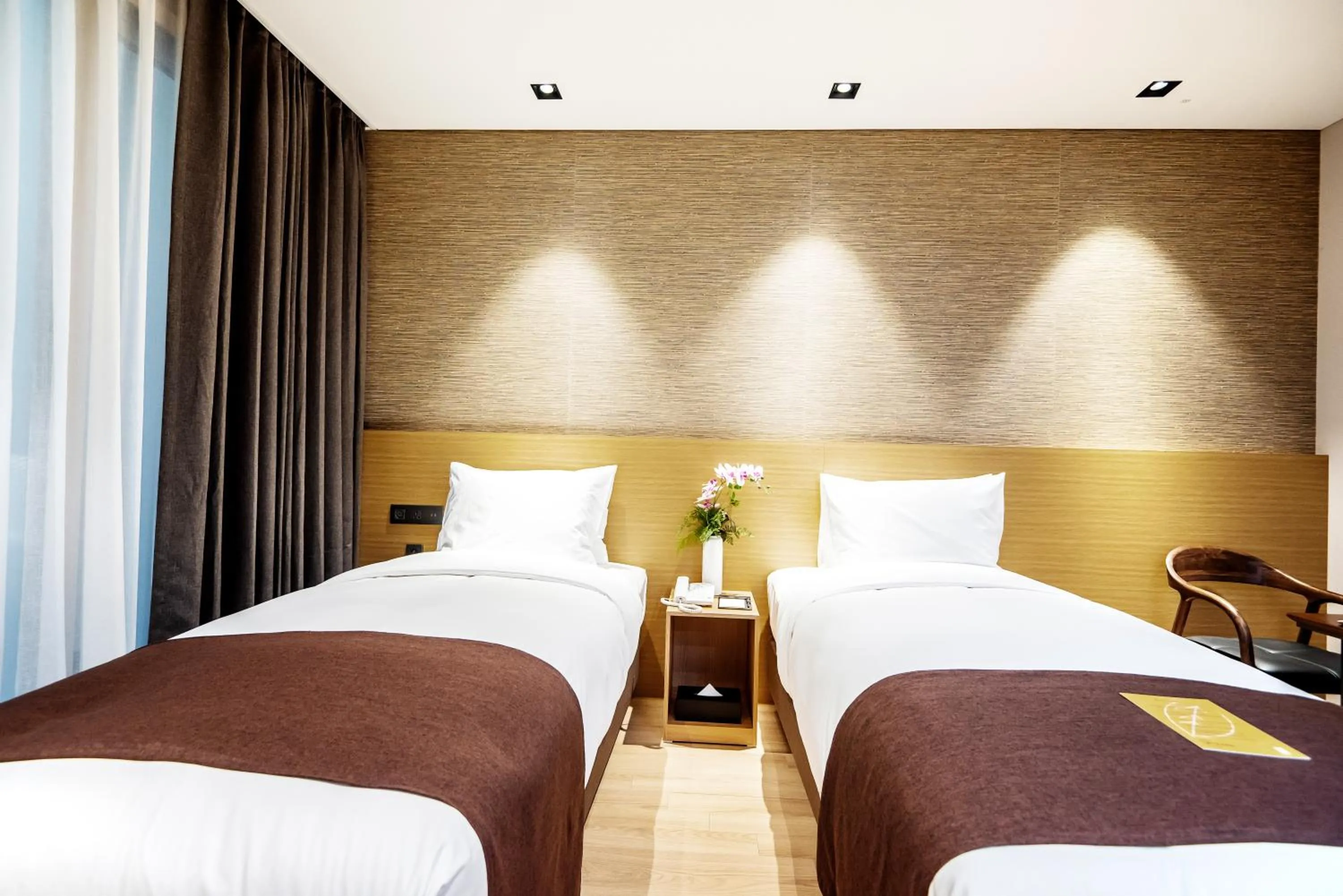 Bed in Intrada Icheon Hotel