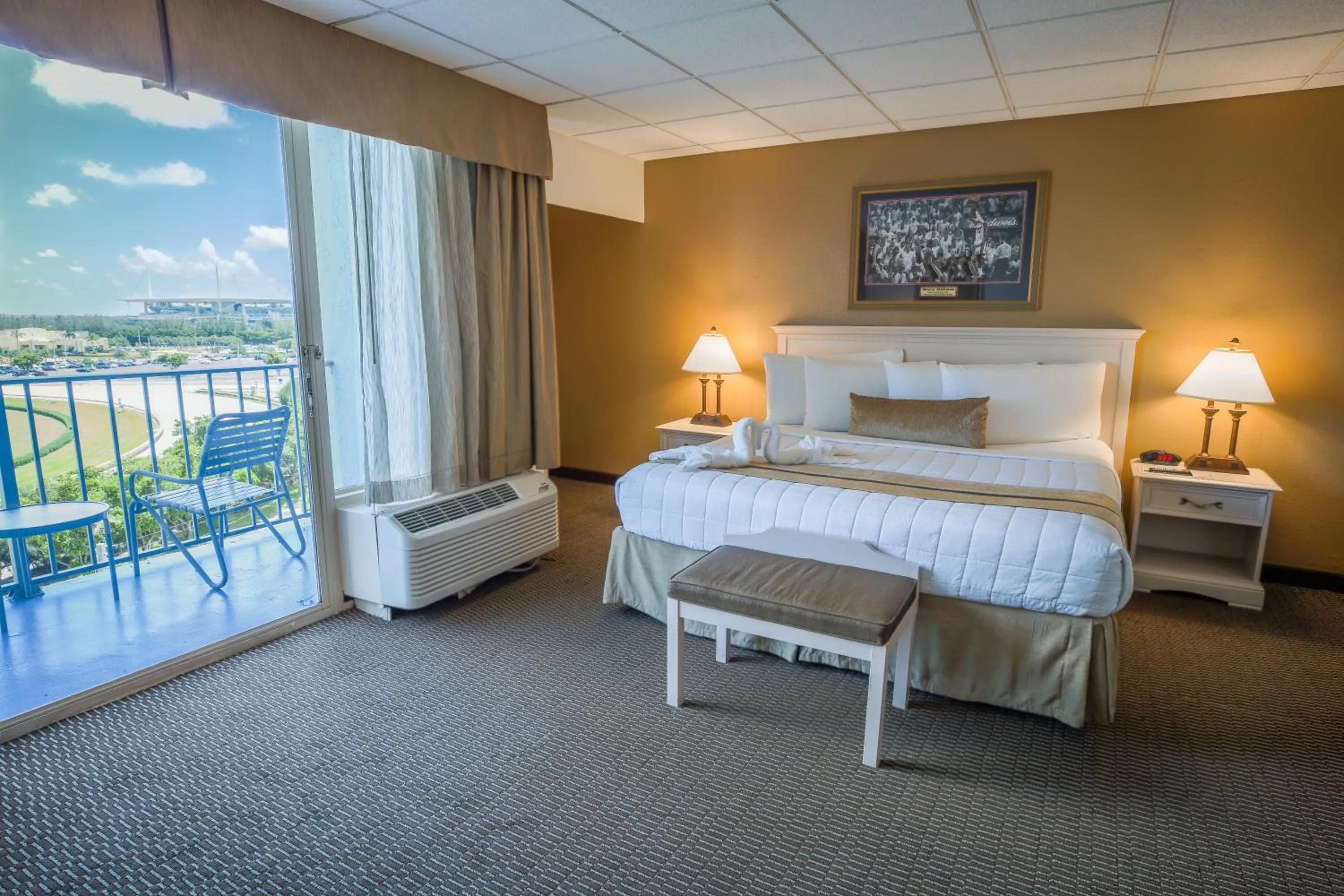 Bed in Stadium Hotel