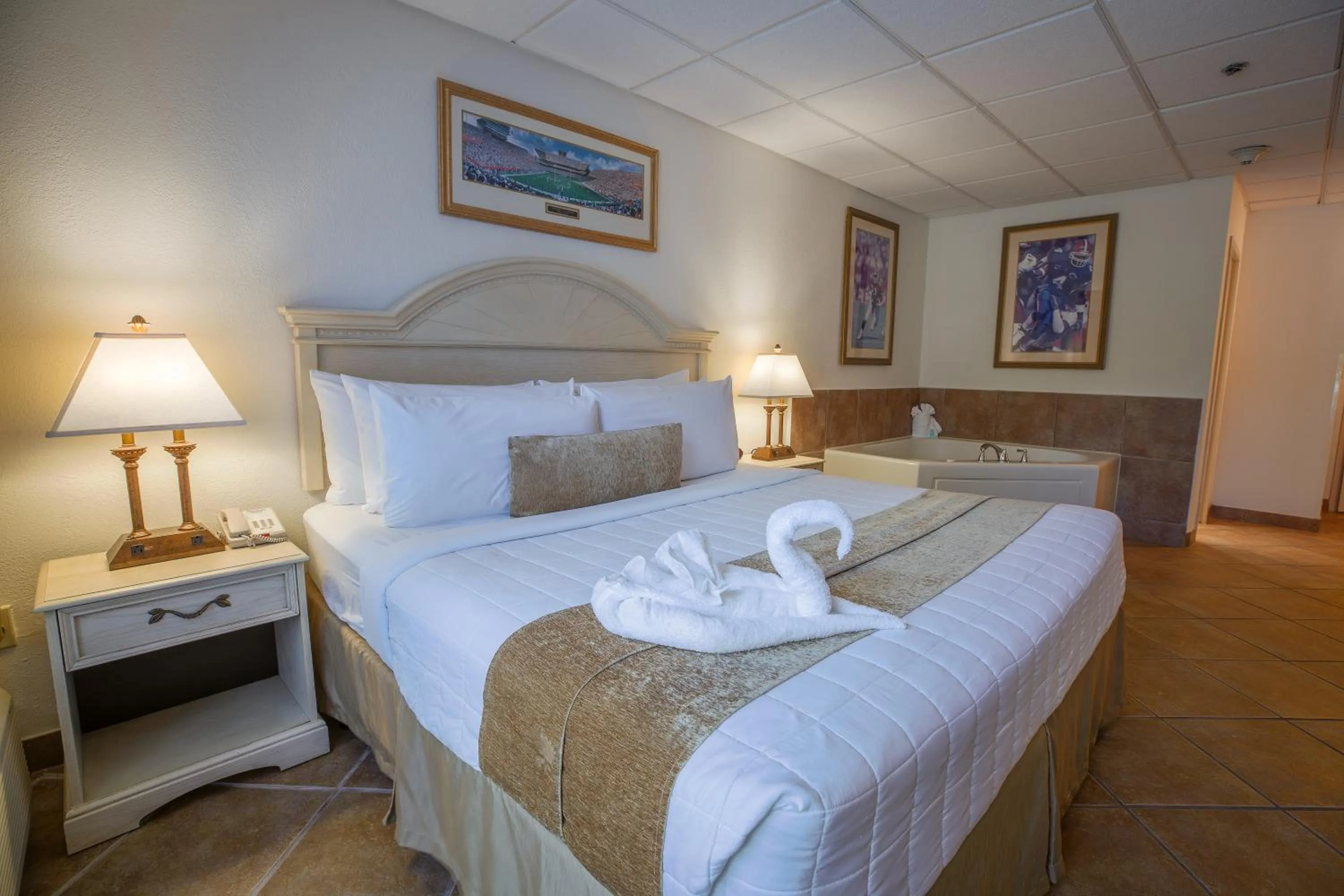 Photo of the whole room in Stadium Hotel