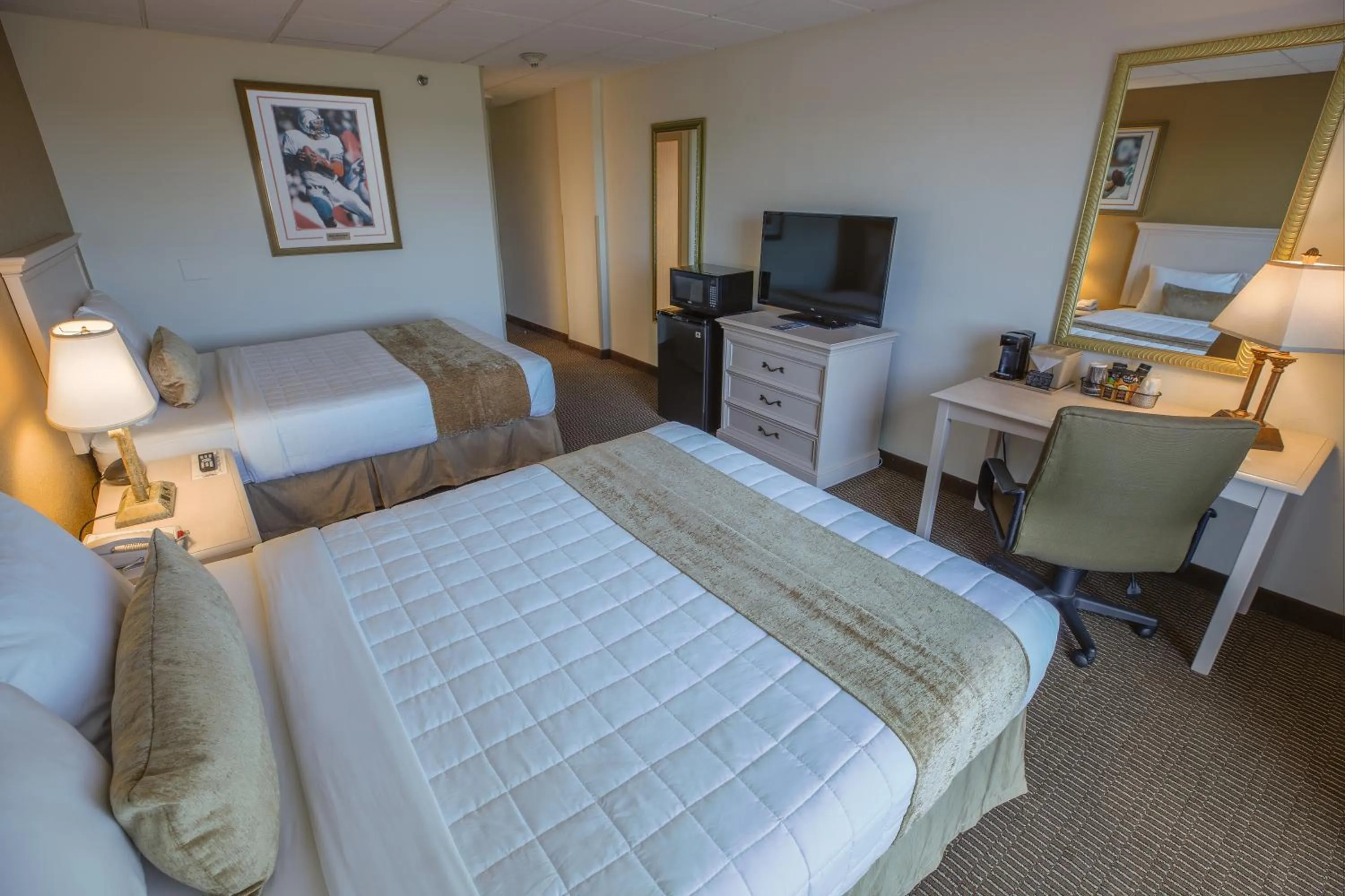 Bed in Stadium Hotel