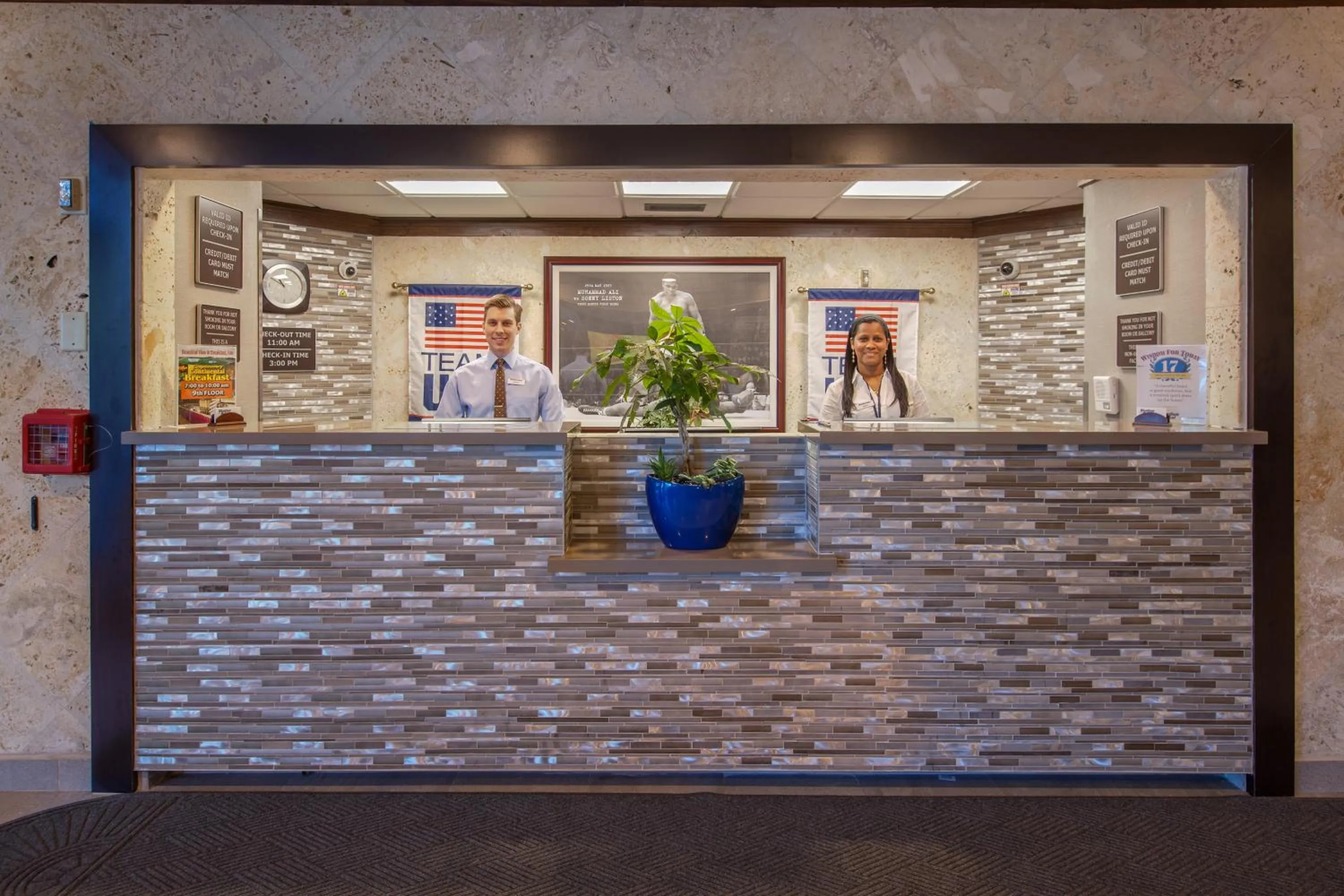 Lobby or reception in Stadium Hotel