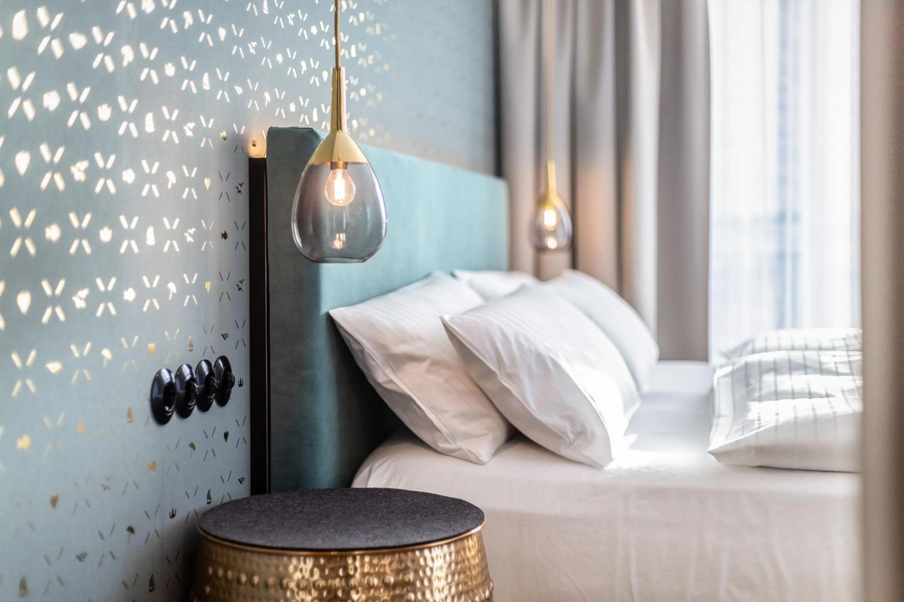 Bed in I LOVE SYLT Hotel Terminus ADULTS ONLY