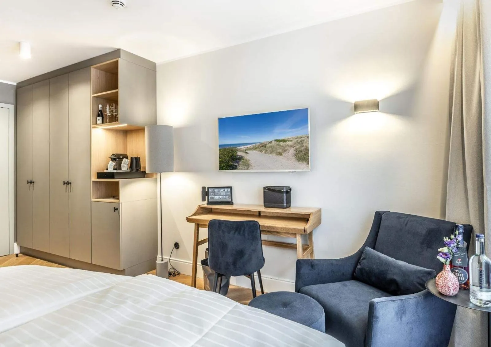 TV and multimedia, Bed in I LOVE SYLT Hotel Terminus ADULTS ONLY