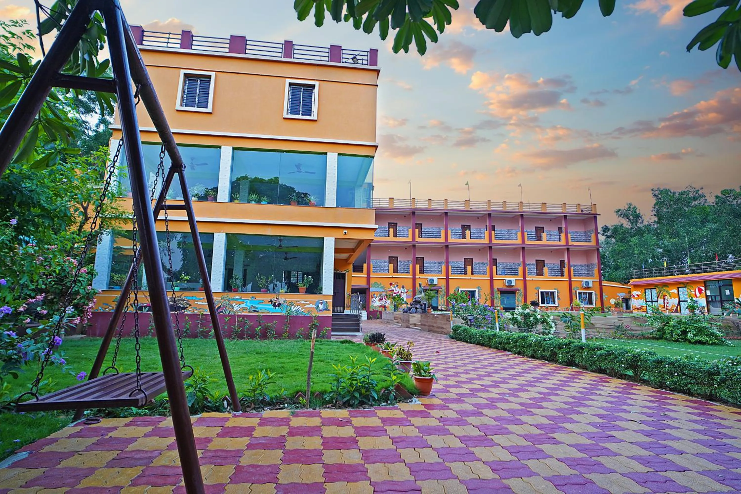 Property building in Resort Neel Nirjan !! Best Family Couple friendly family Resort!!