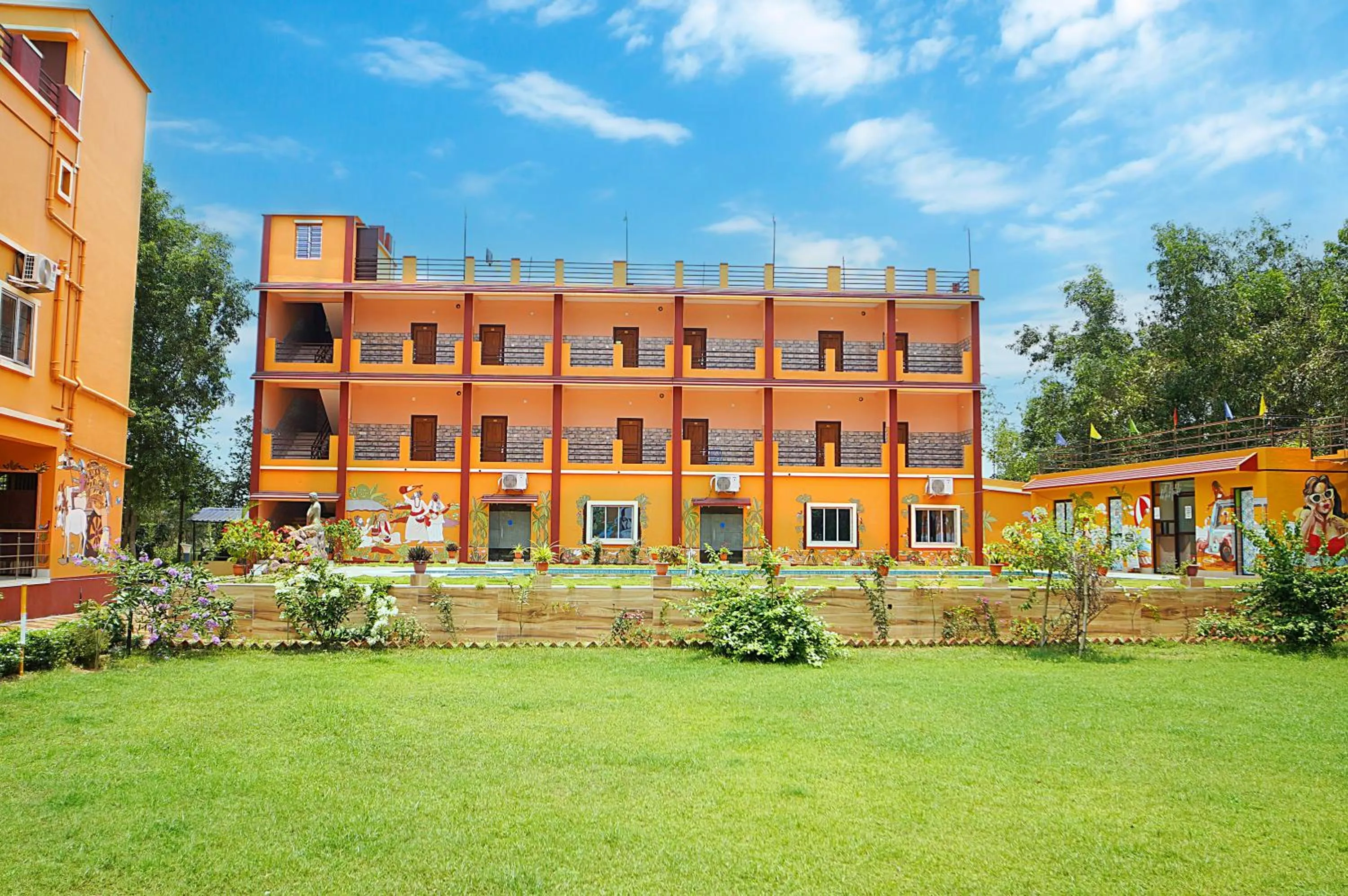 Property building in Resort Neel Nirjan !! Best Family Couple friendly family Resort!!