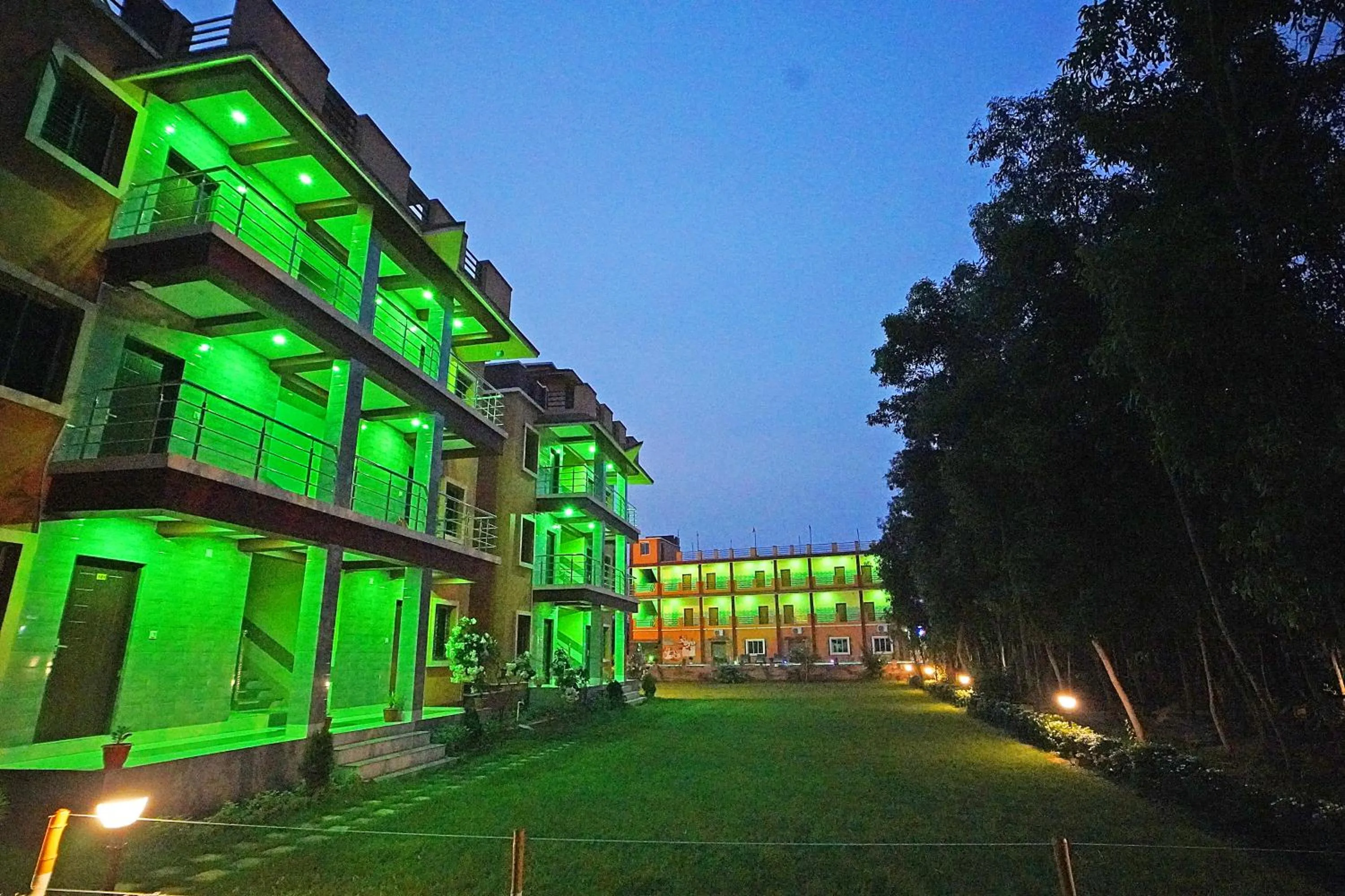 Property building in Resort Neel Nirjan !! Best Family Couple friendly family Resort!!