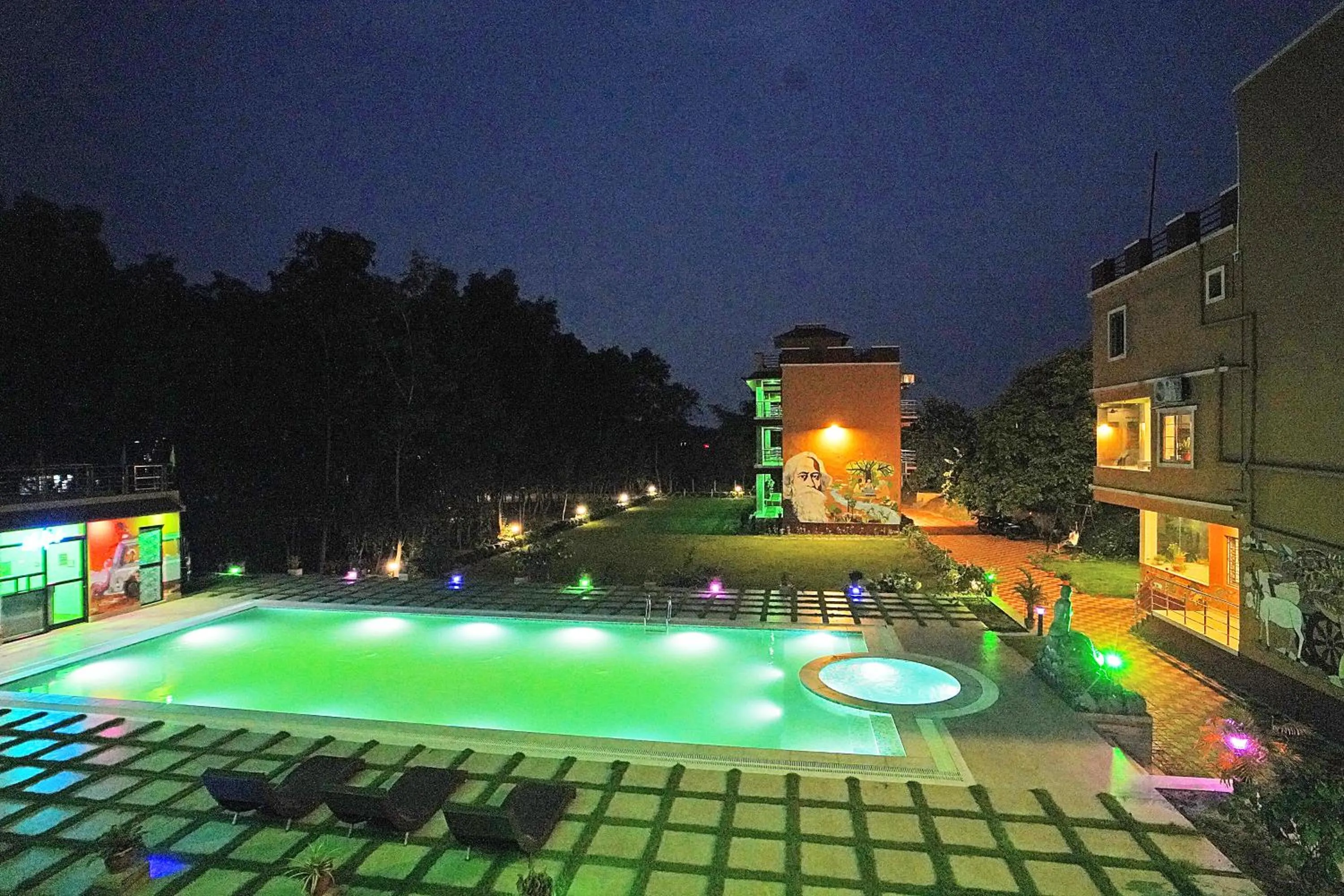 Property building in Resort Neel Nirjan !! Best Family Couple friendly family Resort!!