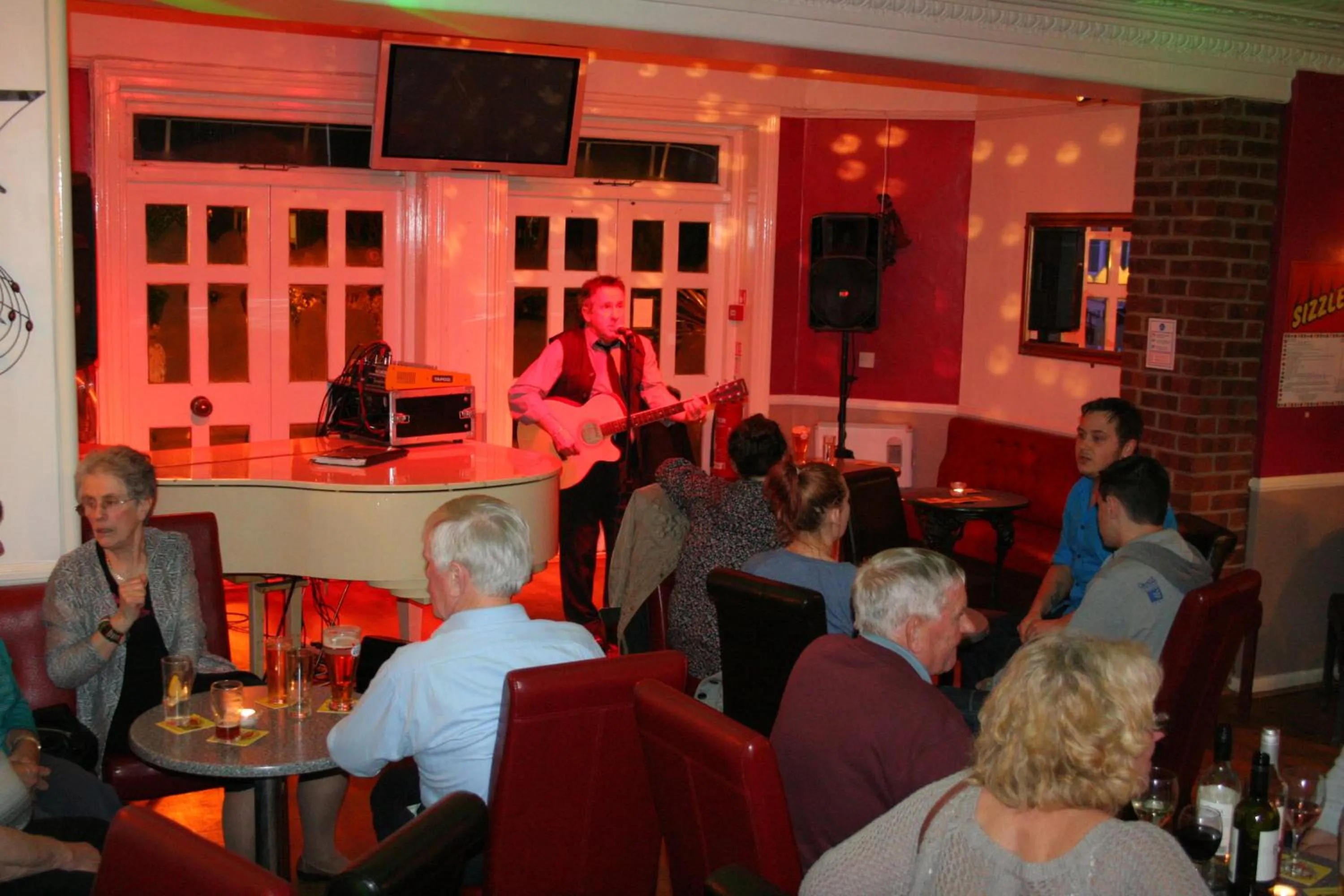 People in Holliers Hotel