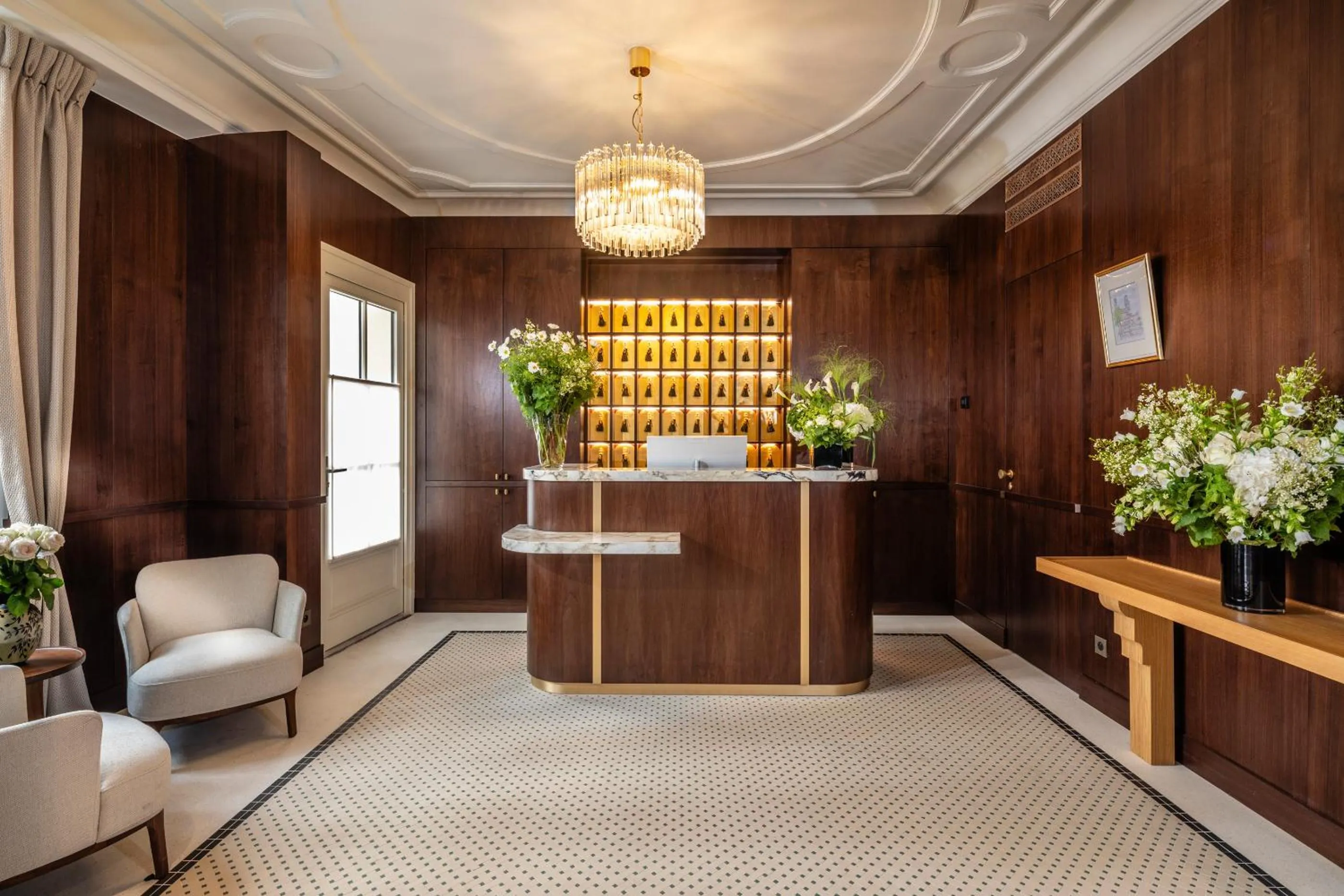 Lobby or reception in Hôtel Villa Madame - Saint-Germain-des-Prés