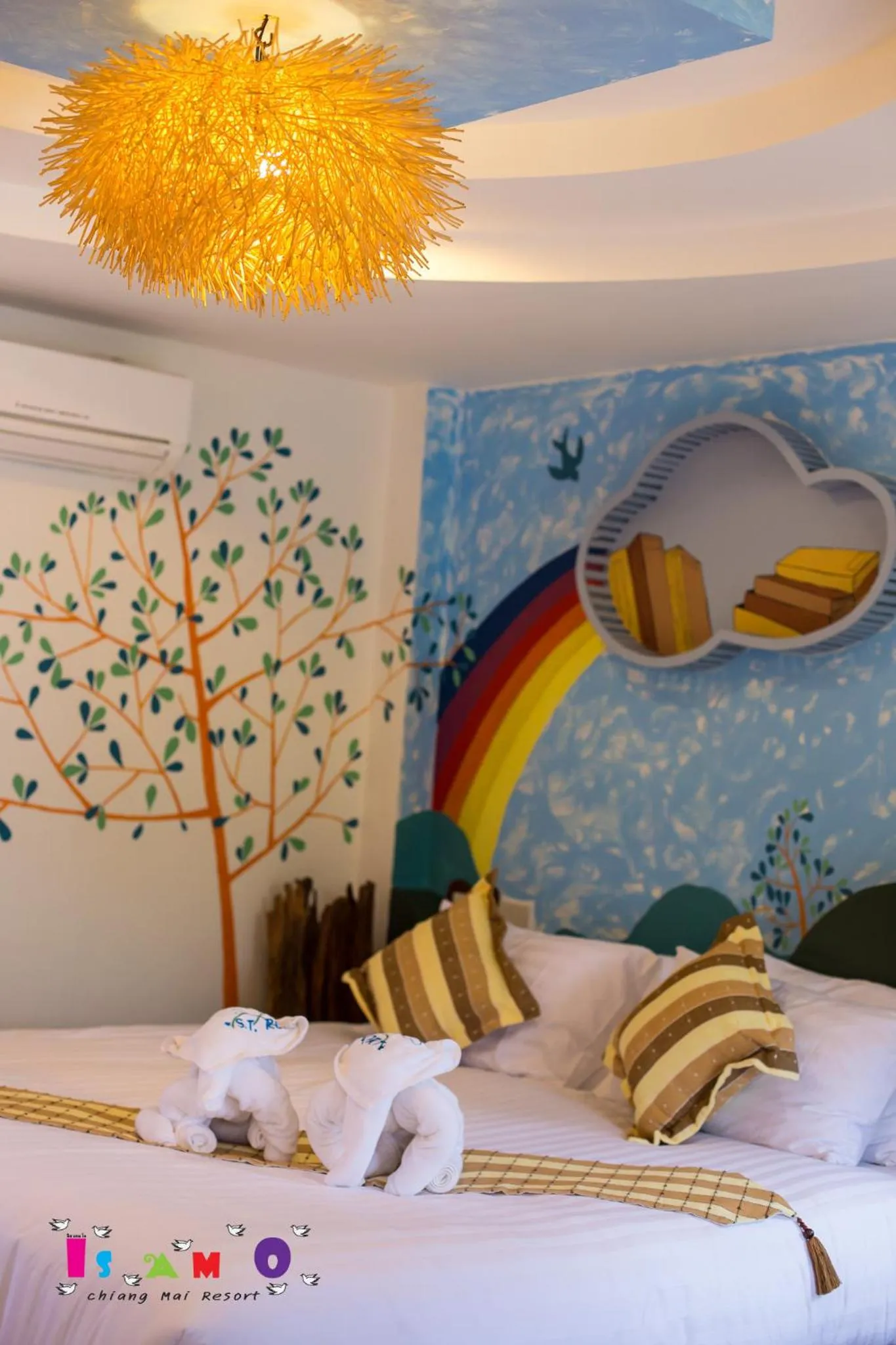 Bed in Is Am O Chiang Mai Resort