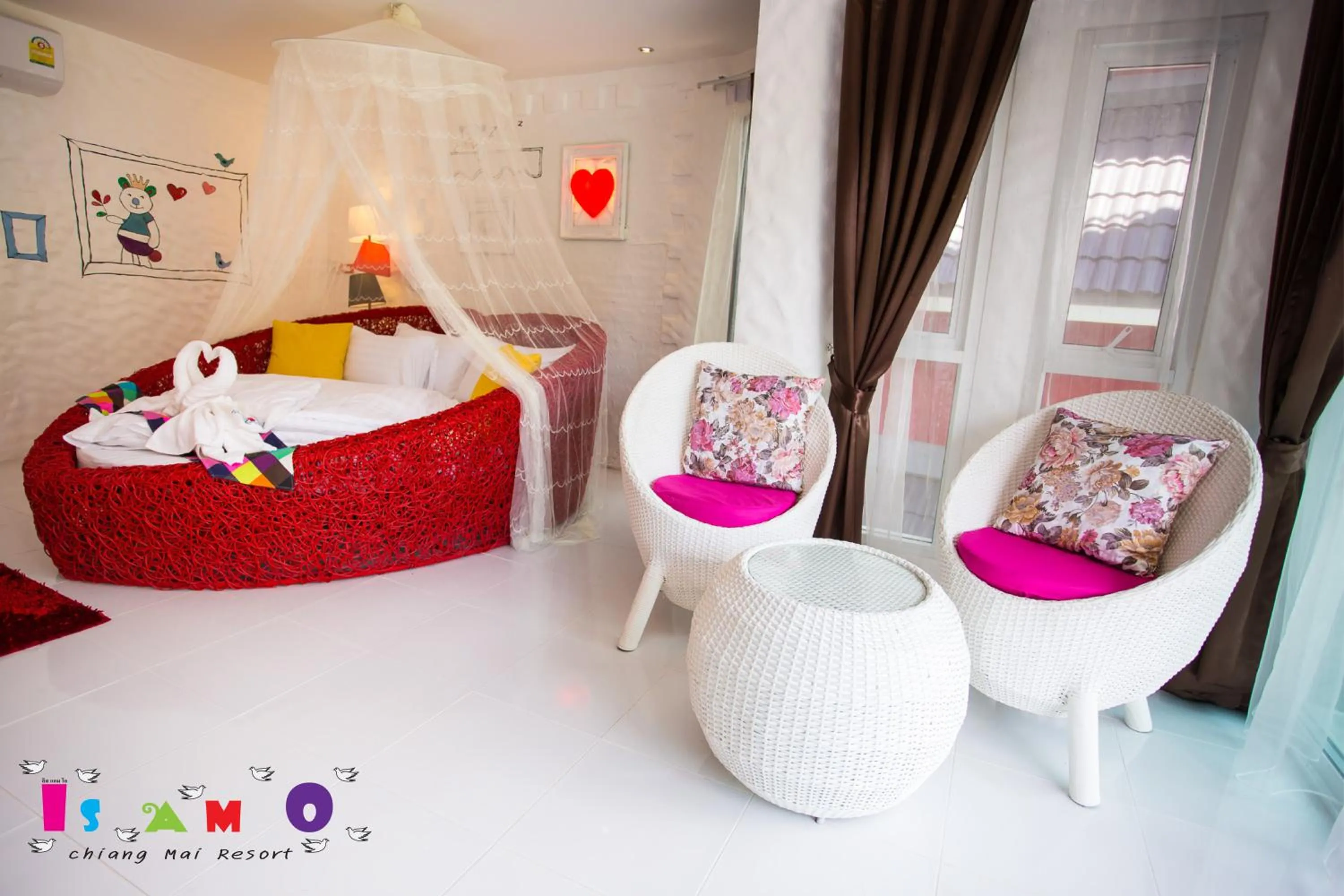 Bed in Is Am O Chiang Mai Resort