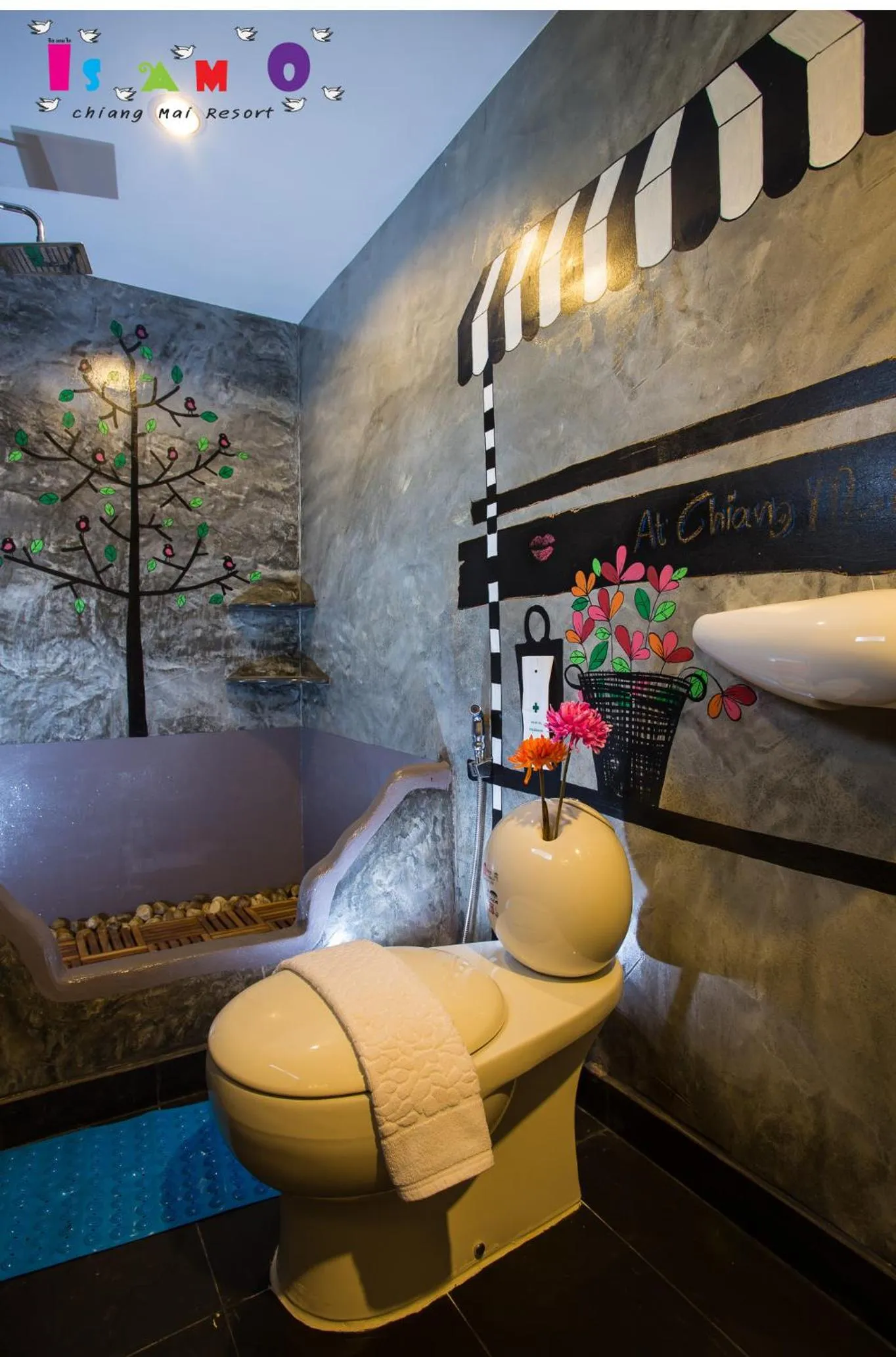 Toilet in Is Am O Chiang Mai Resort