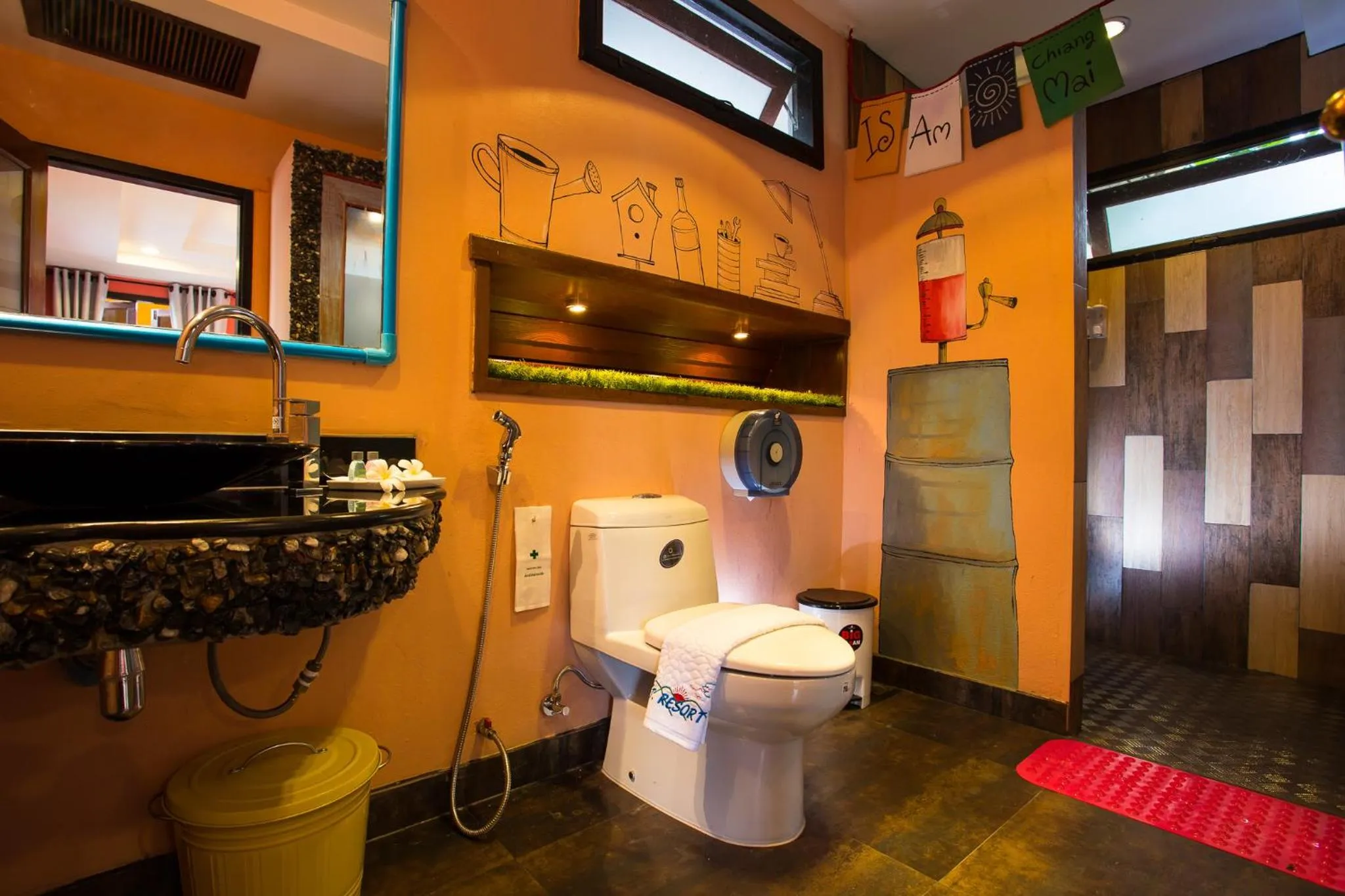 Toilet in Is Am O Chiang Mai Resort