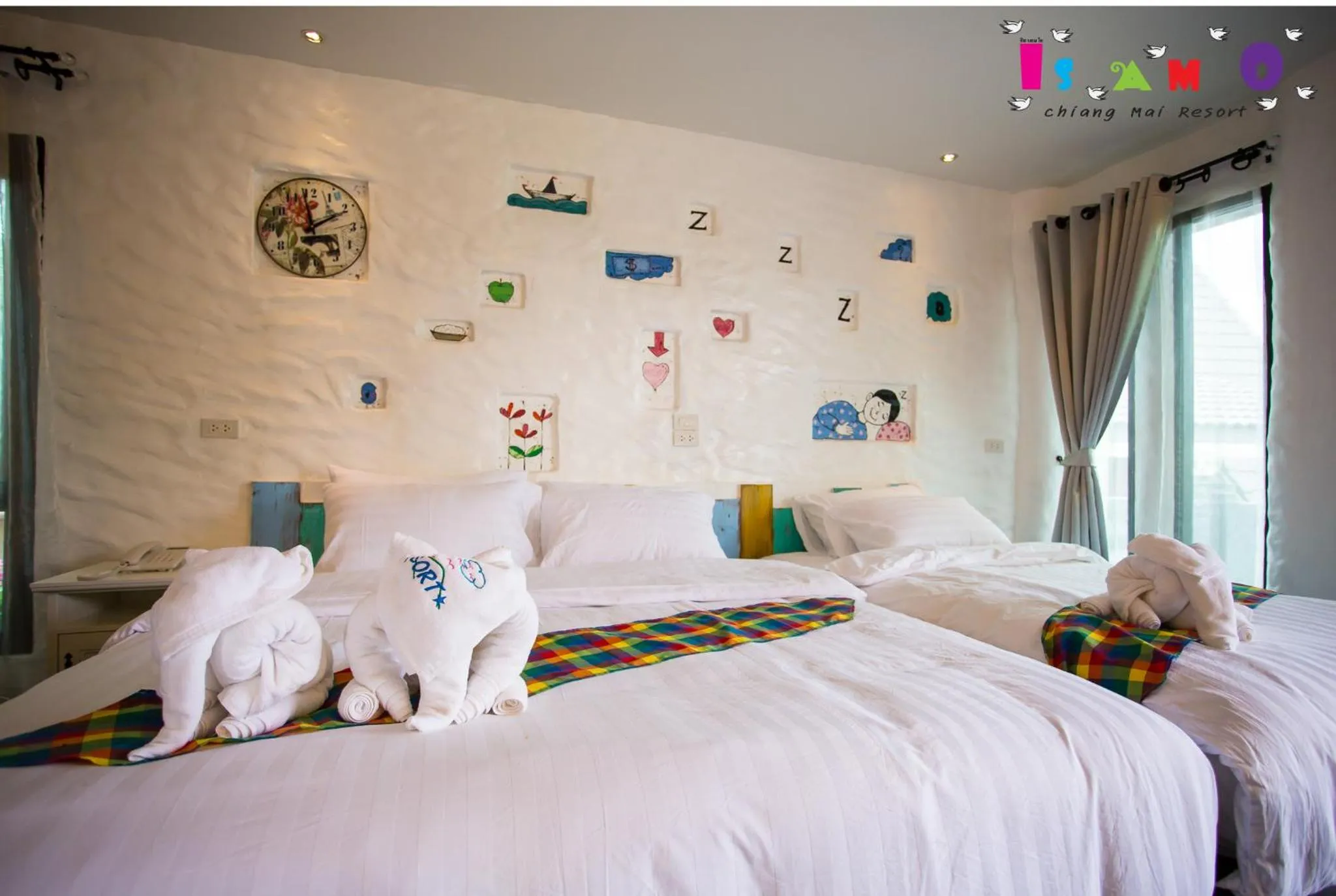 Bed in Is Am O Chiang Mai Resort