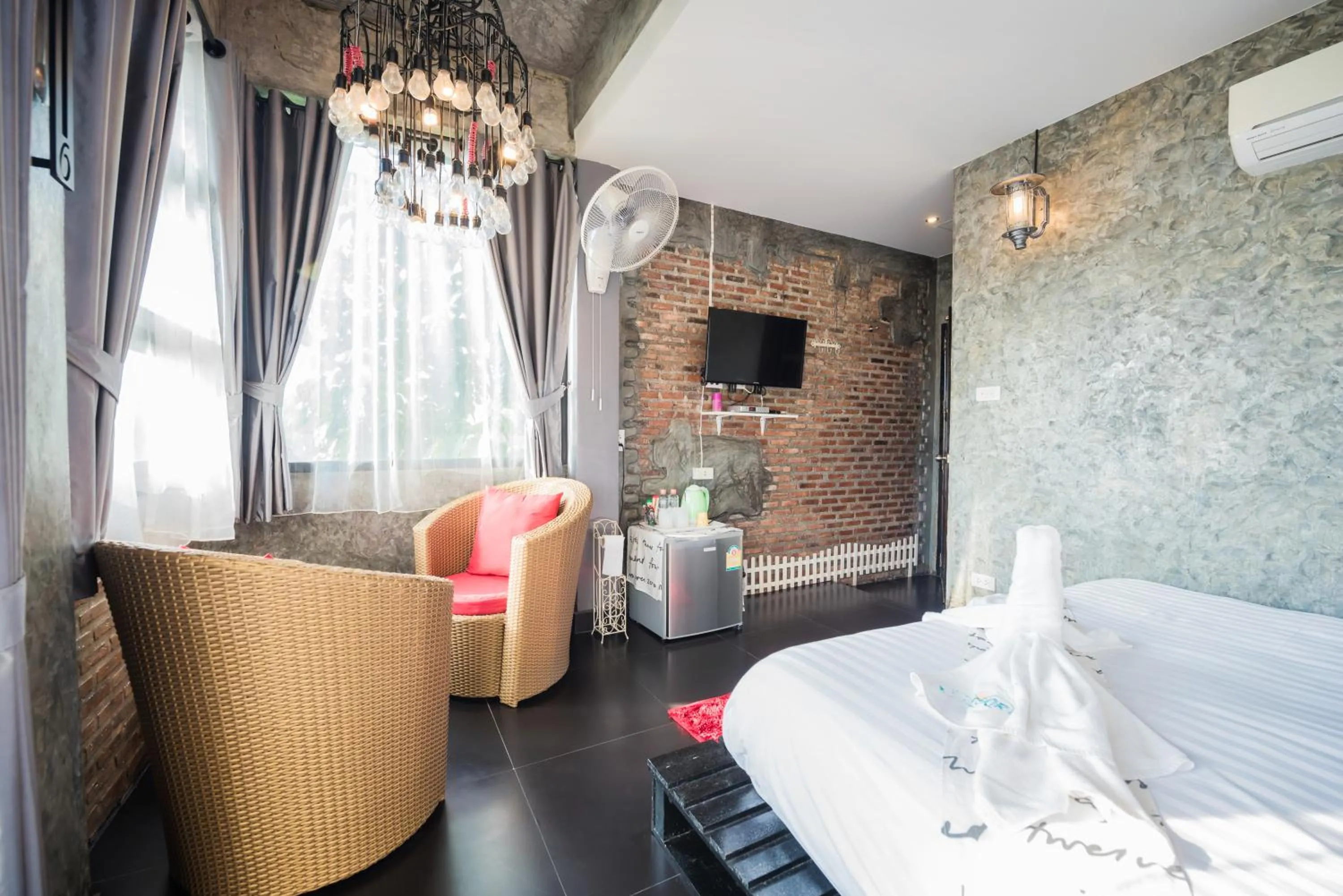 TV and multimedia, Bed in Is Am O Chiang Mai Resort