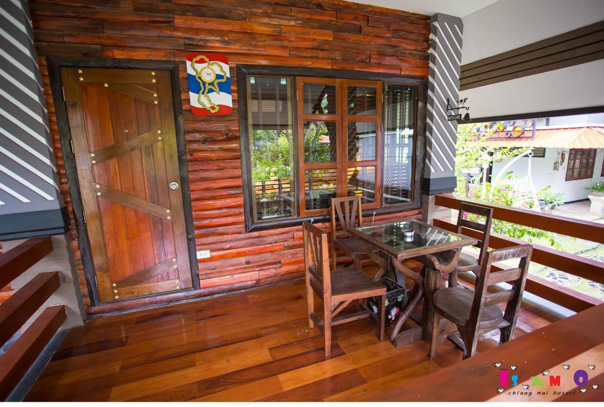 Balcony/Terrace in Is Am O Chiang Mai Resort