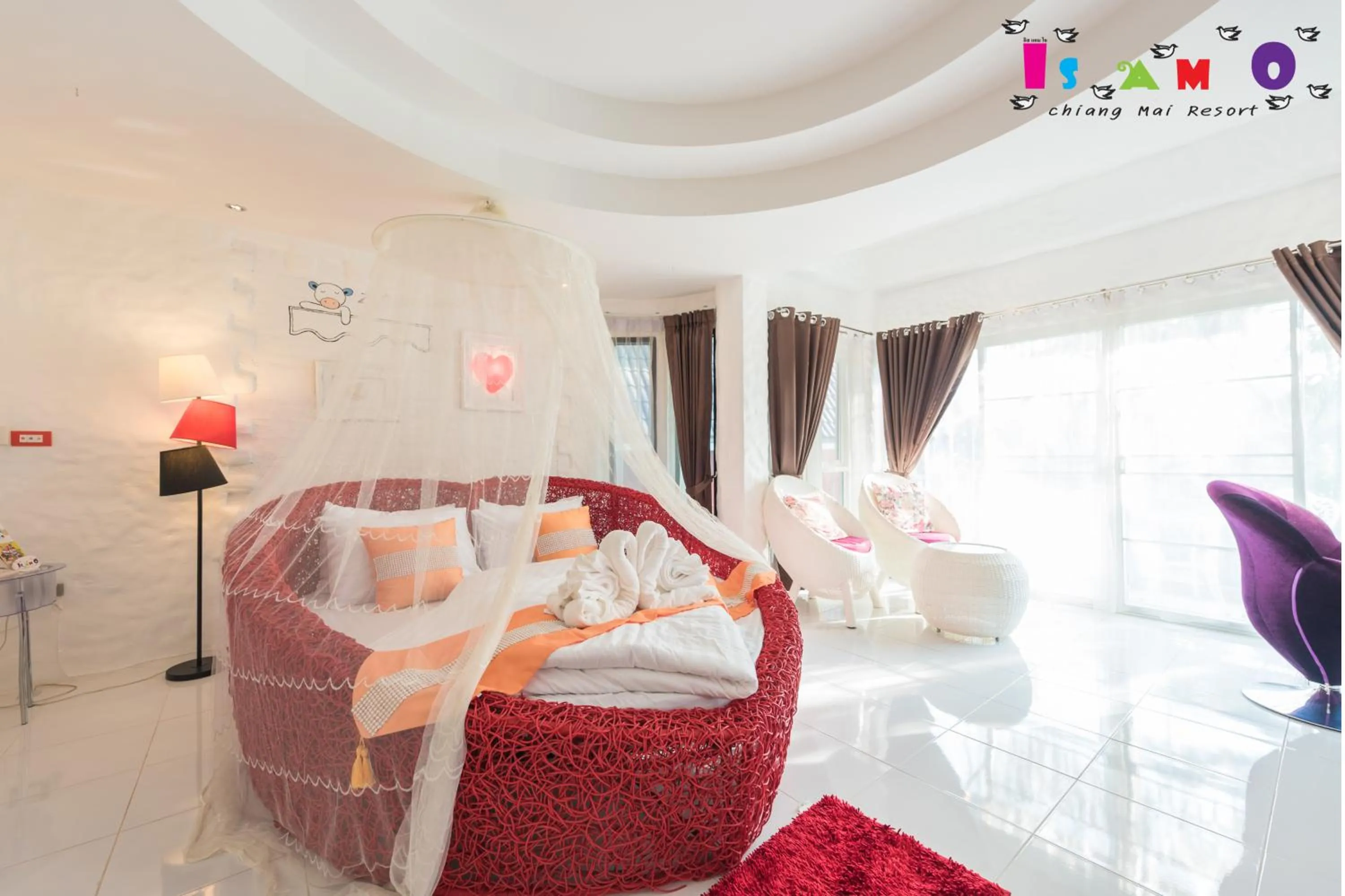 Bed in Is Am O Chiang Mai Resort