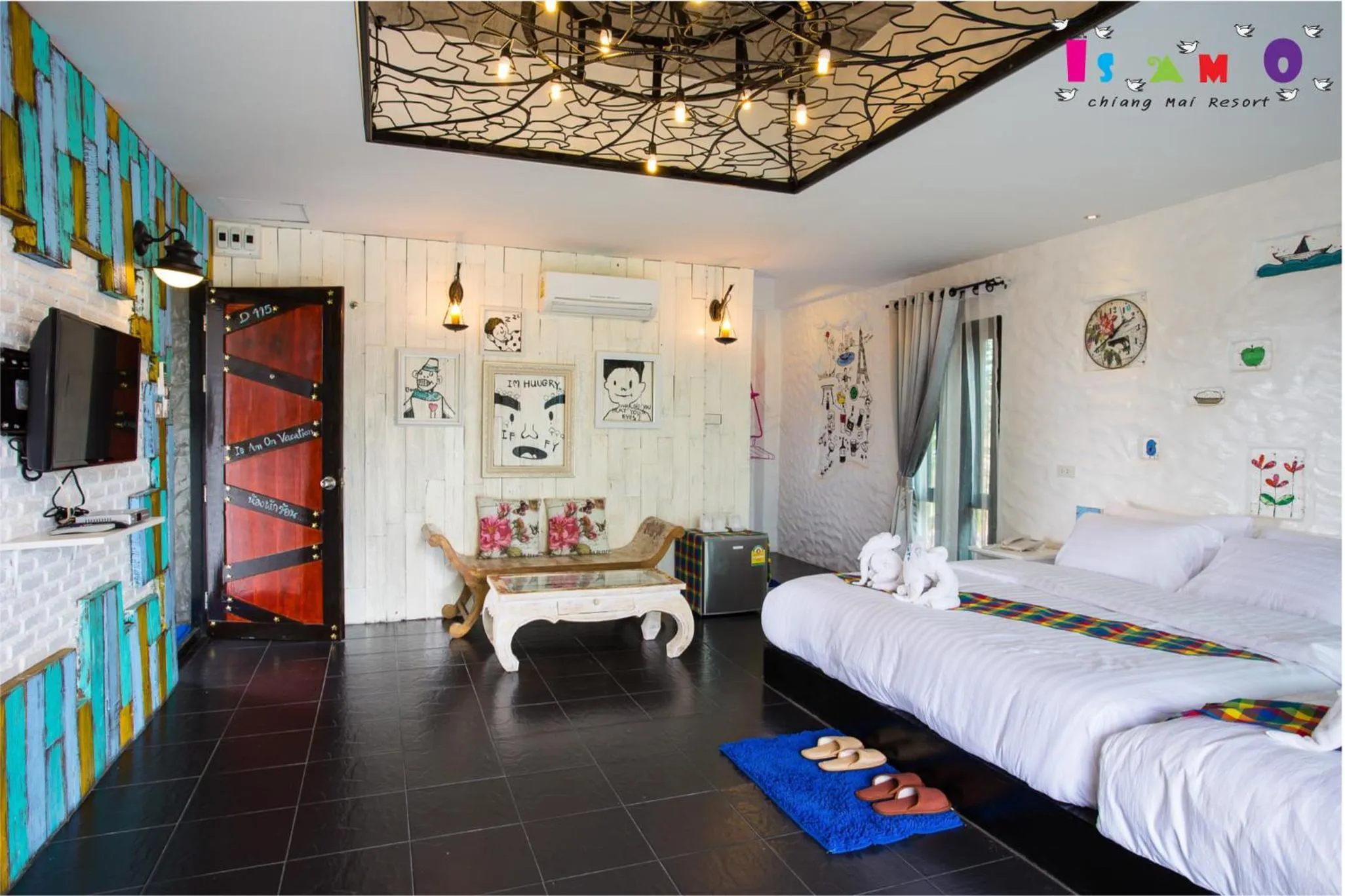 Bed in Is Am O Chiang Mai Resort