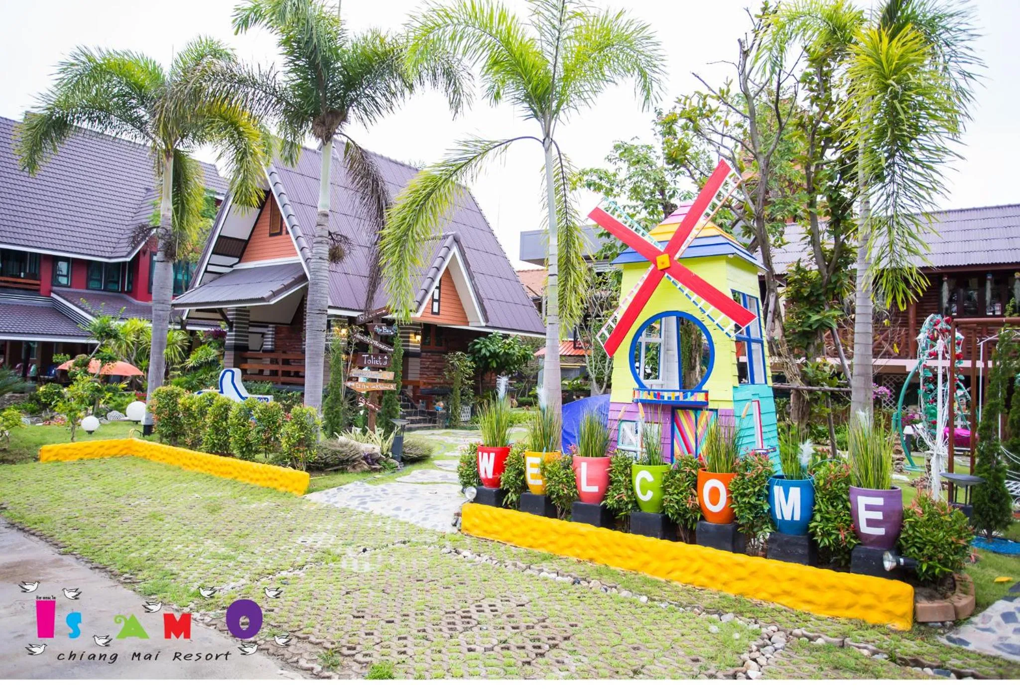 Property building in Is Am O Chiang Mai Resort