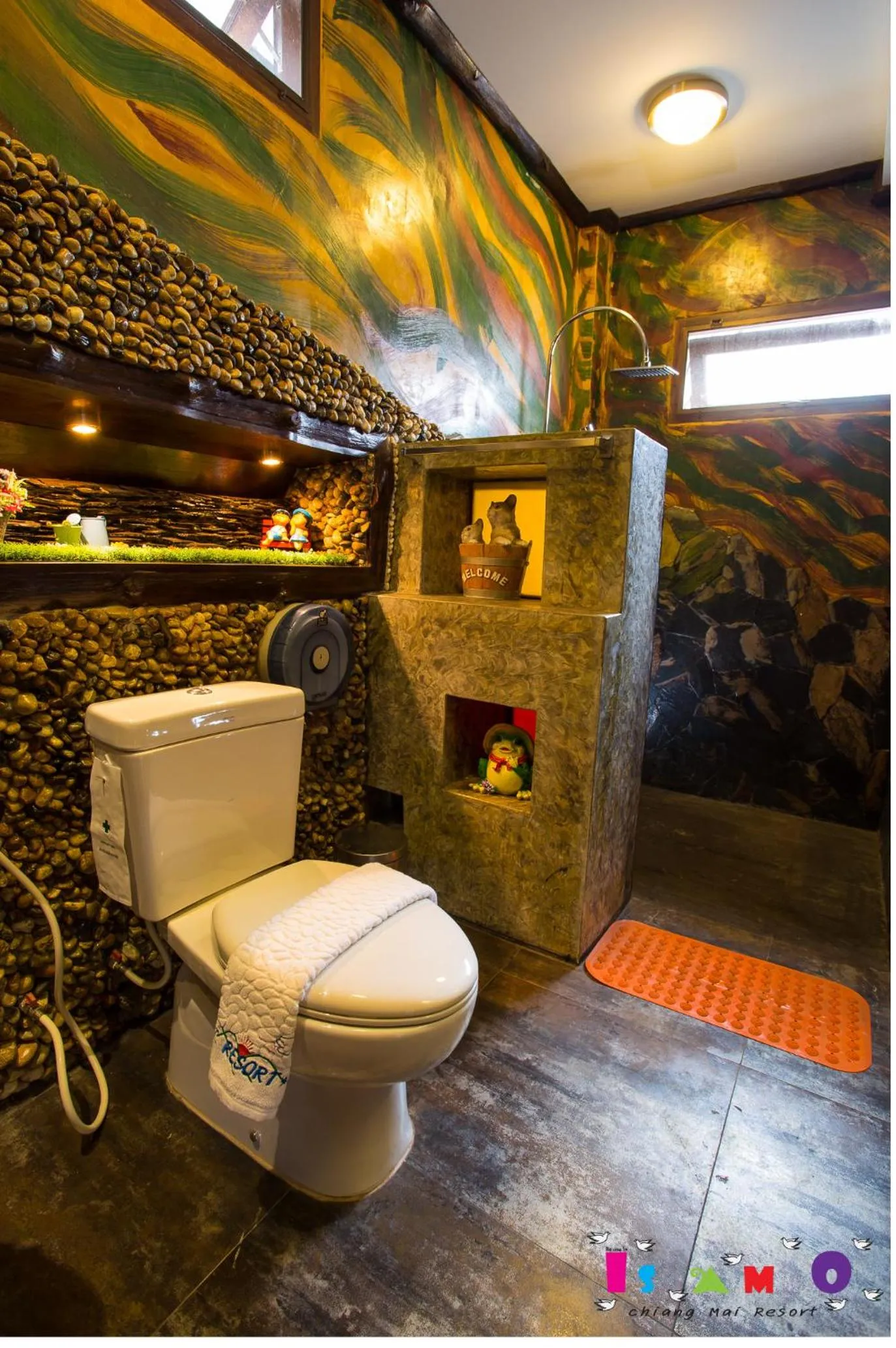 Toilet in Is Am O Chiang Mai Resort