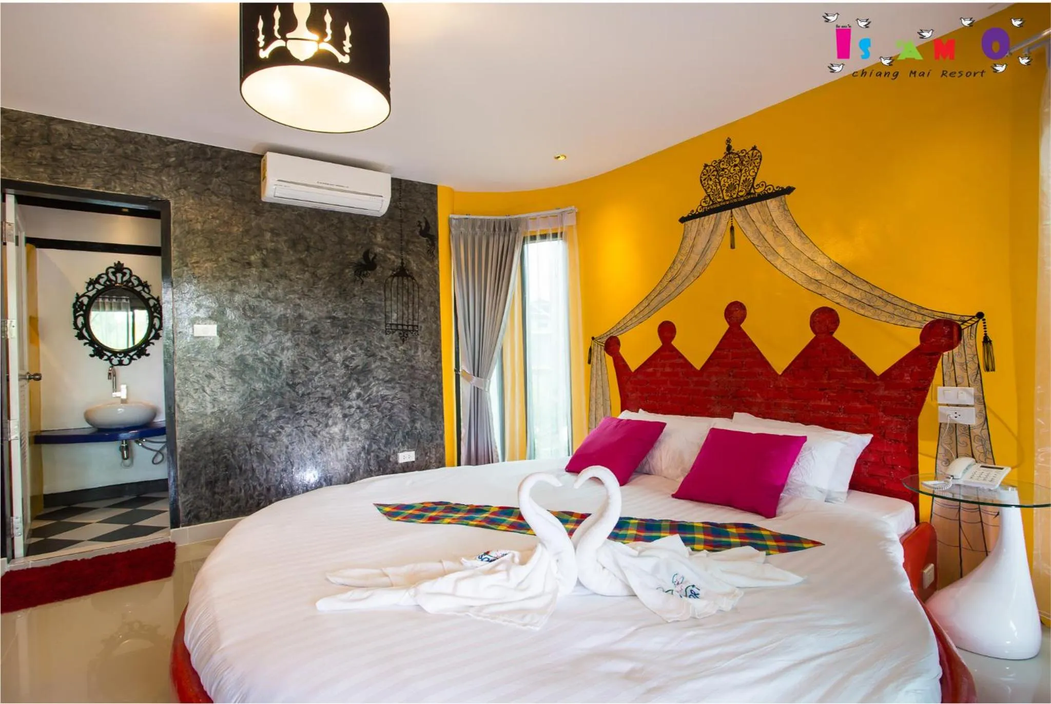 Bed in Is Am O Chiang Mai Resort