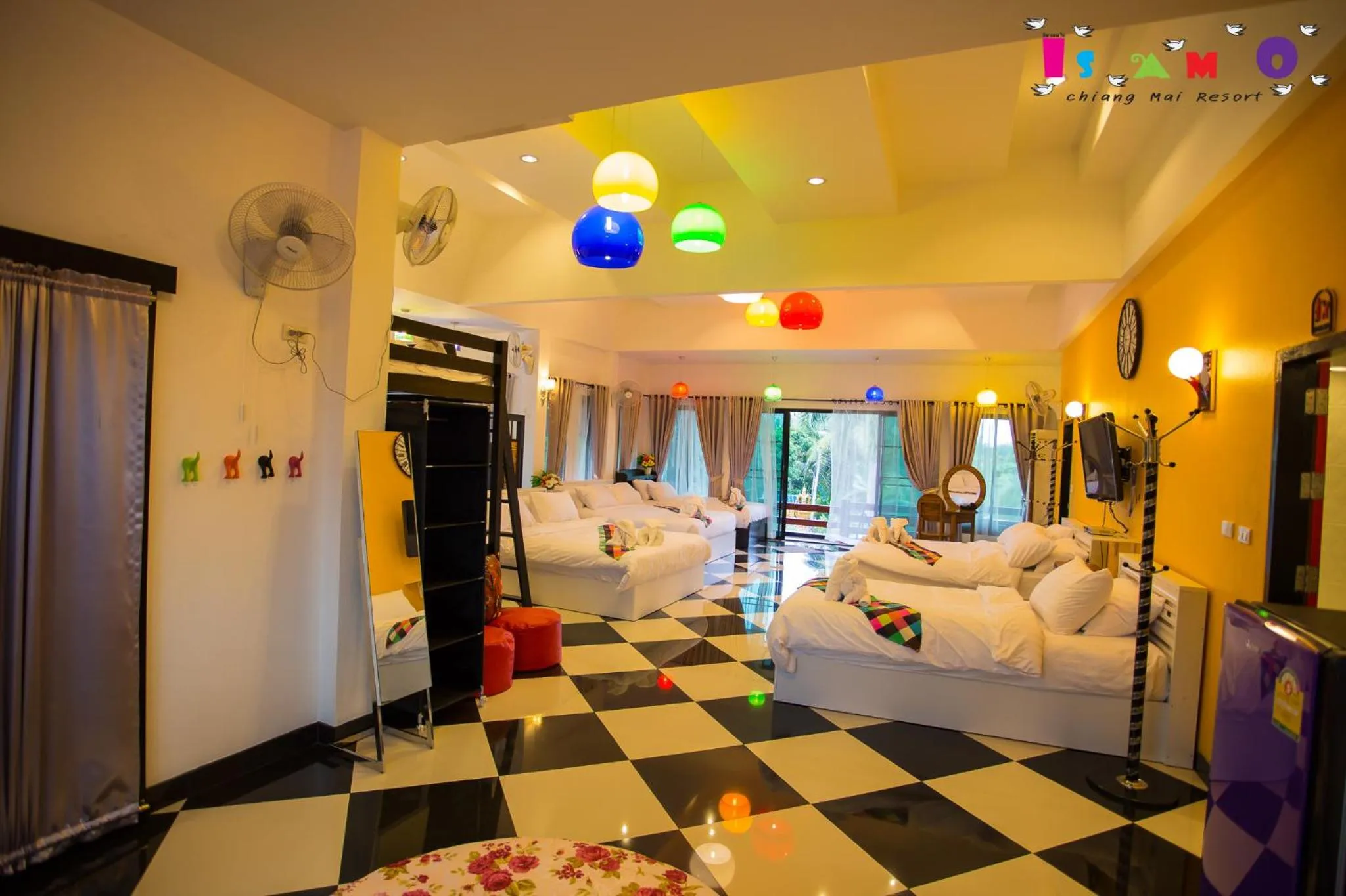 Bed in Is Am O Chiang Mai Resort