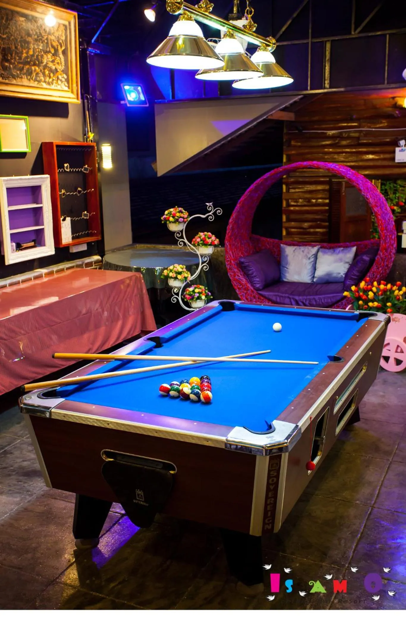 Game Room in Is Am O Chiang Mai Resort