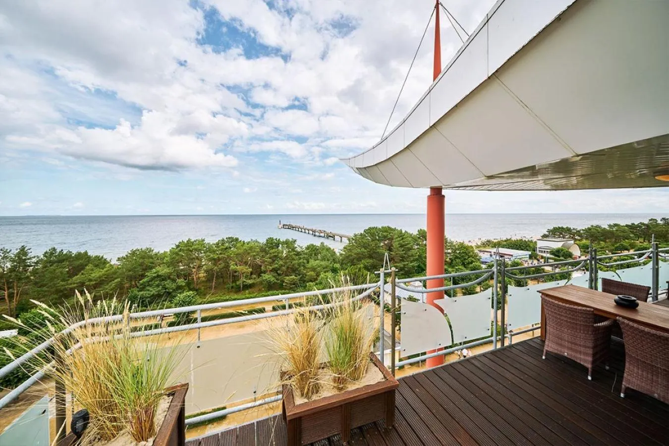 View (from property/room) in Strandpalais Prinz von Preussen - Anbau vom Strandhotel Preussenhof