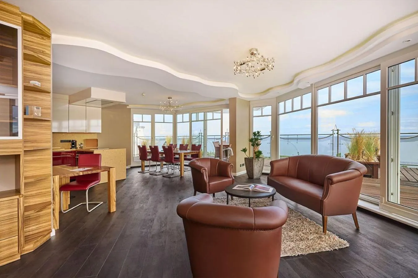 Living room in Strandpalais Prinz von Preussen - Anbau vom Strandhotel Preussenhof