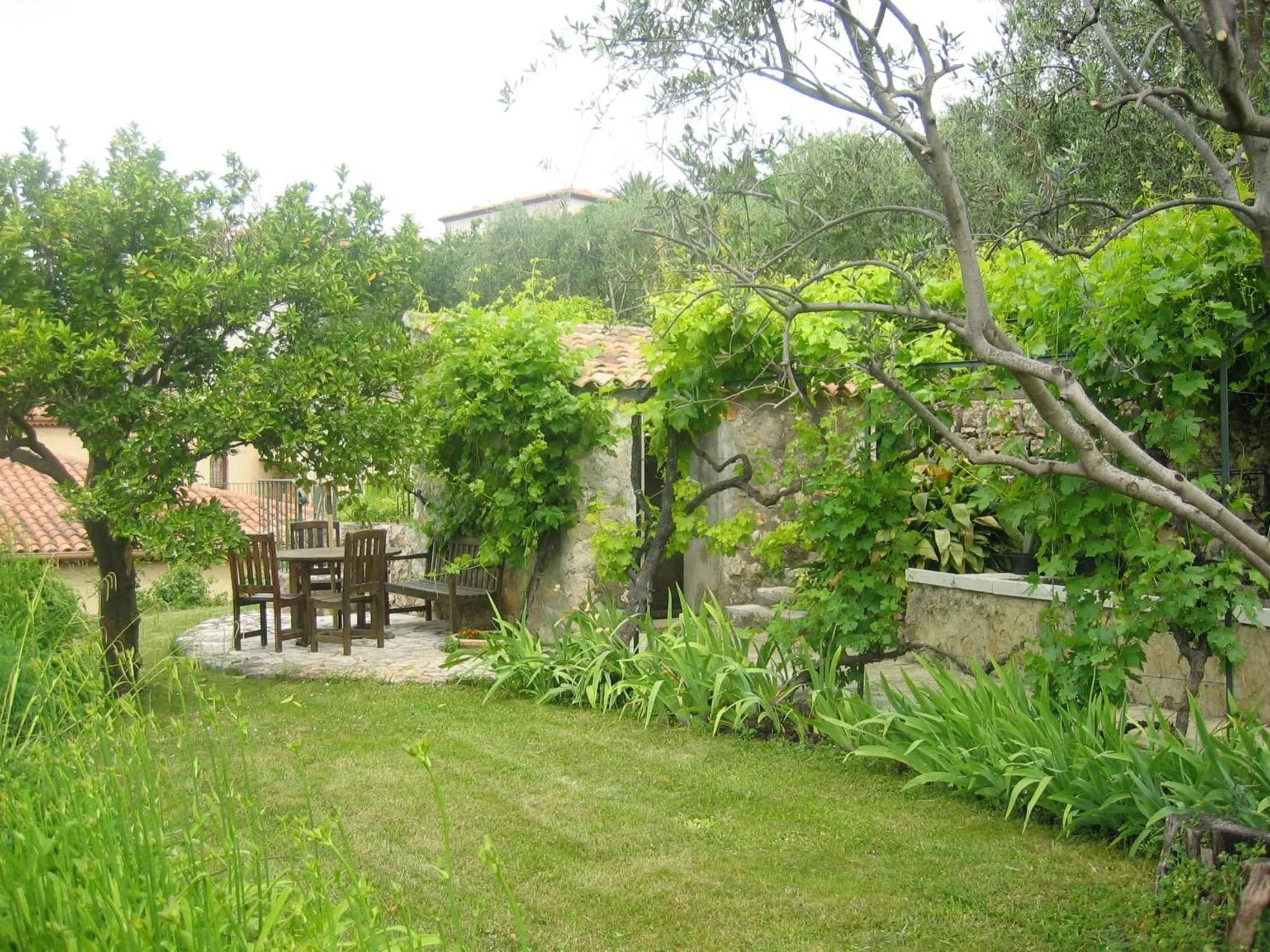 Garden in Mas de Vence - Hotel-Restaurant