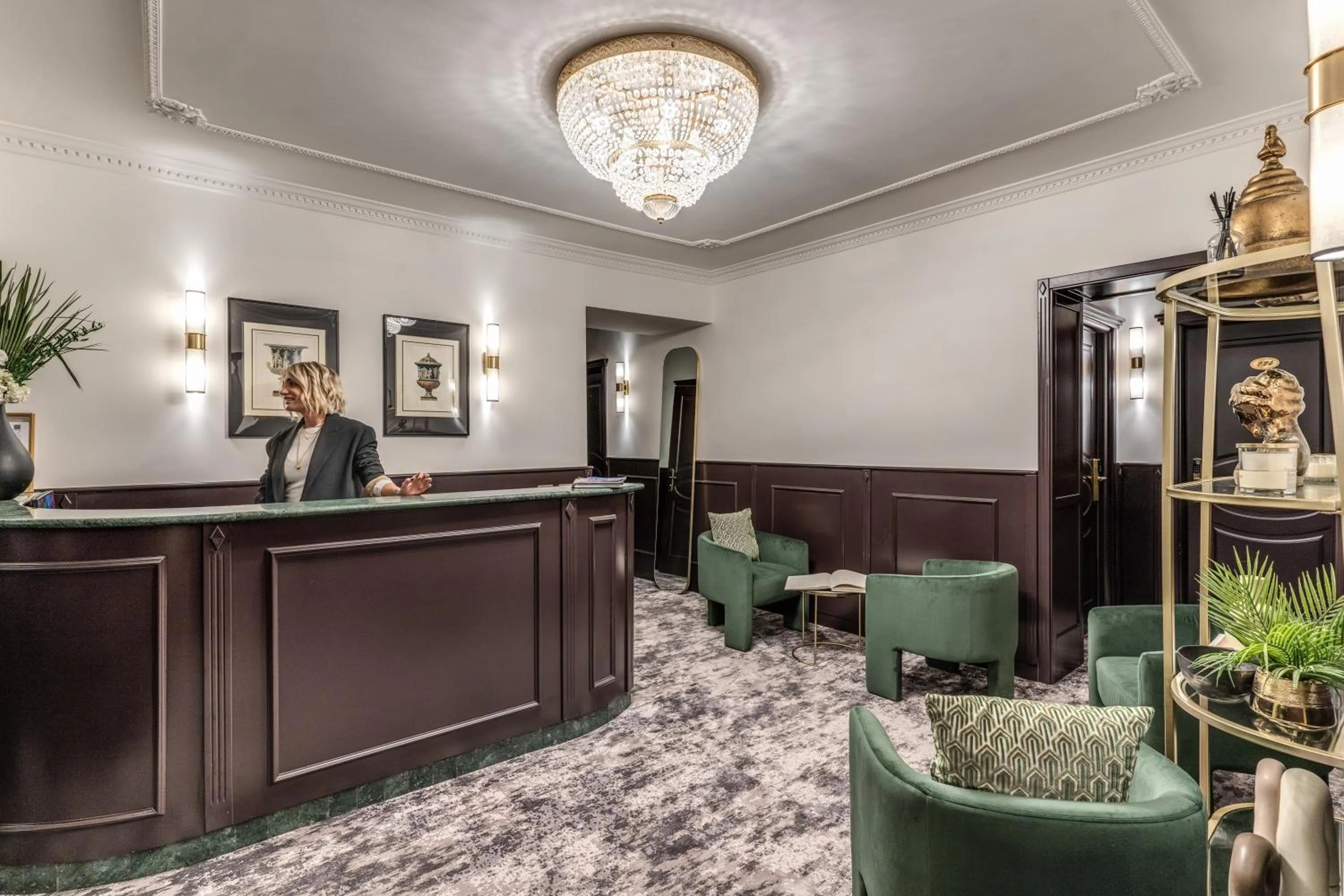 Lobby or reception in Antica Residenza Del Corso