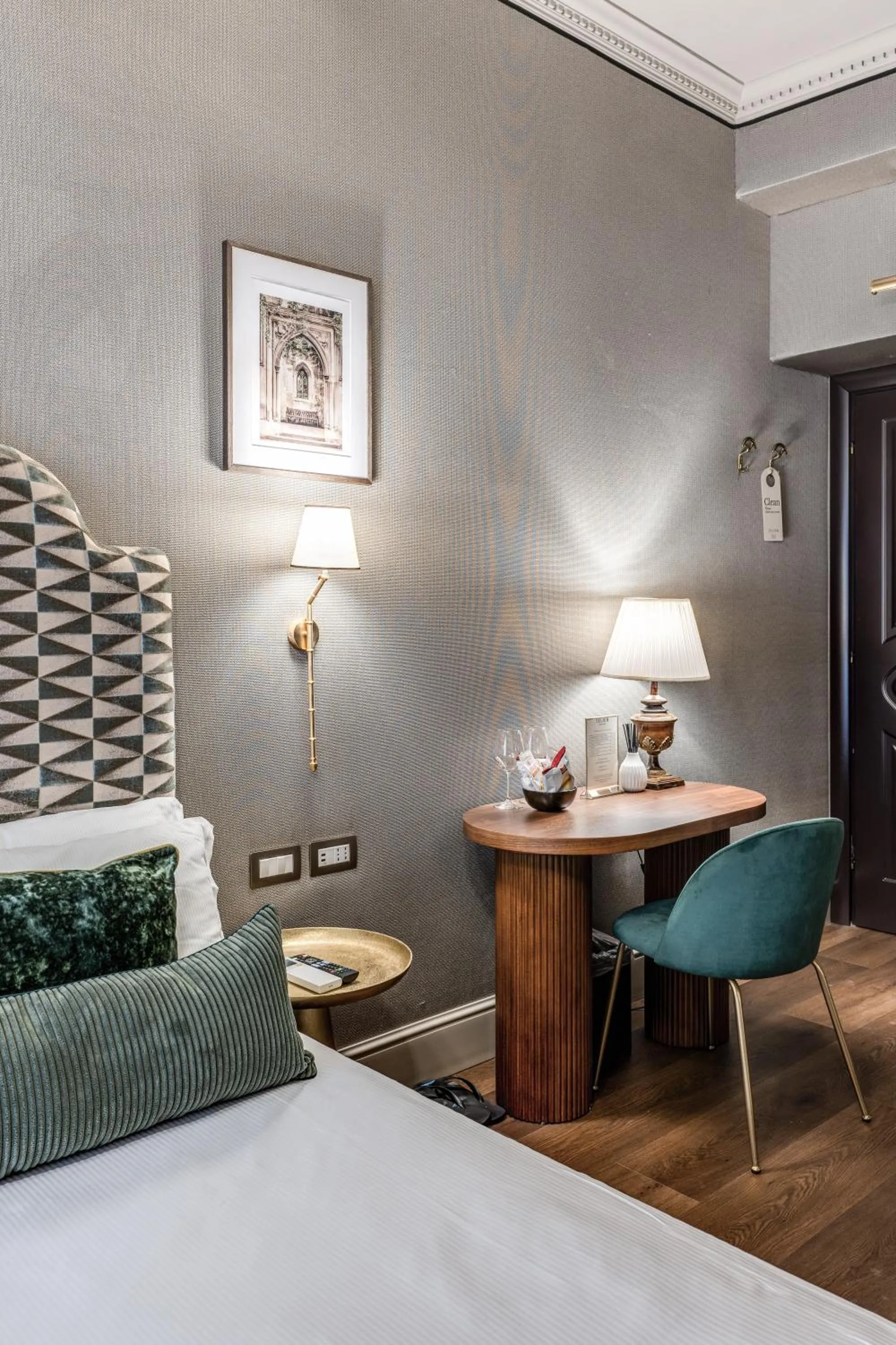 Decorative detail, Bed in Antica Residenza Del Corso