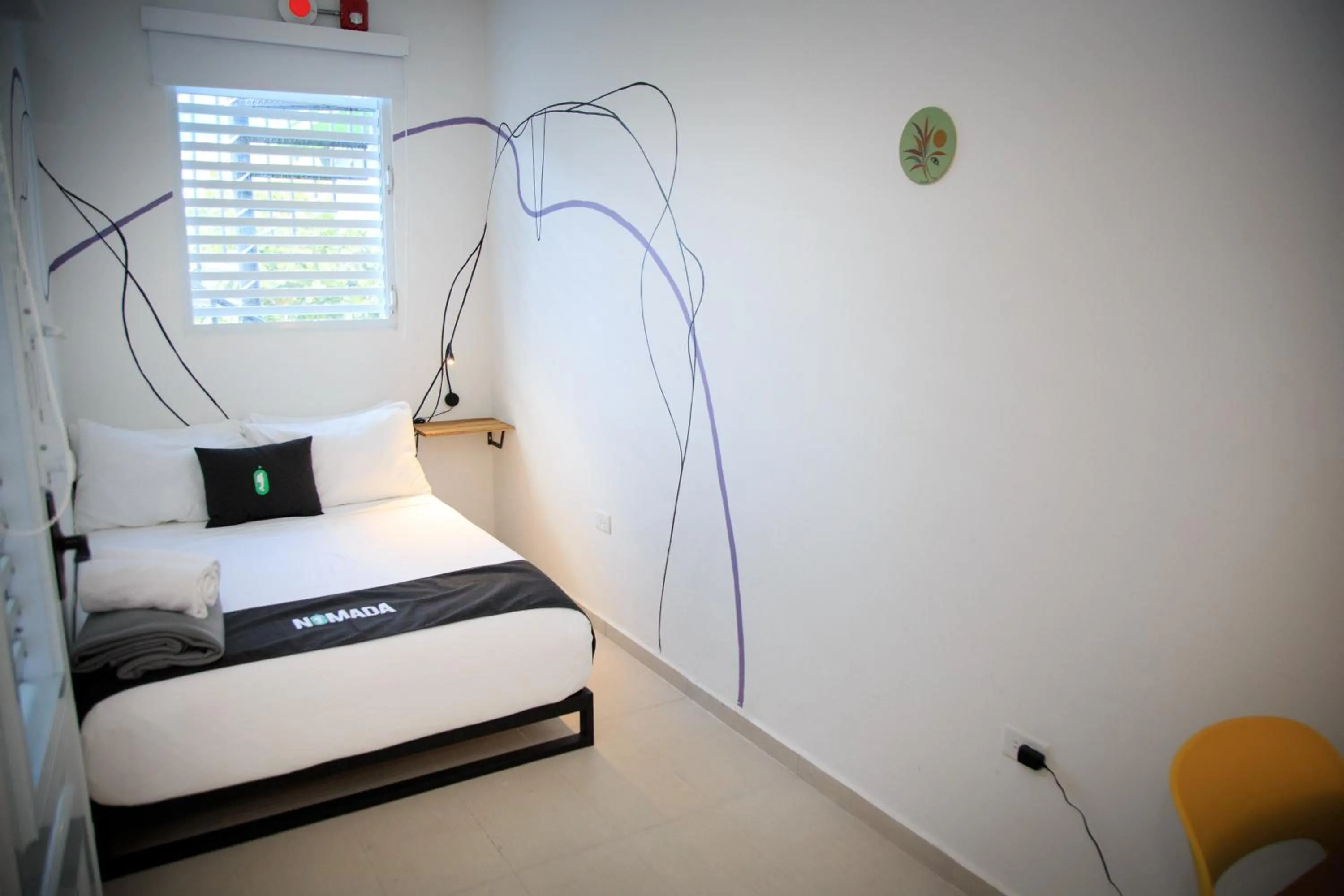 Bedroom, Bed in Nomada Beach Hostel- Isla Verde