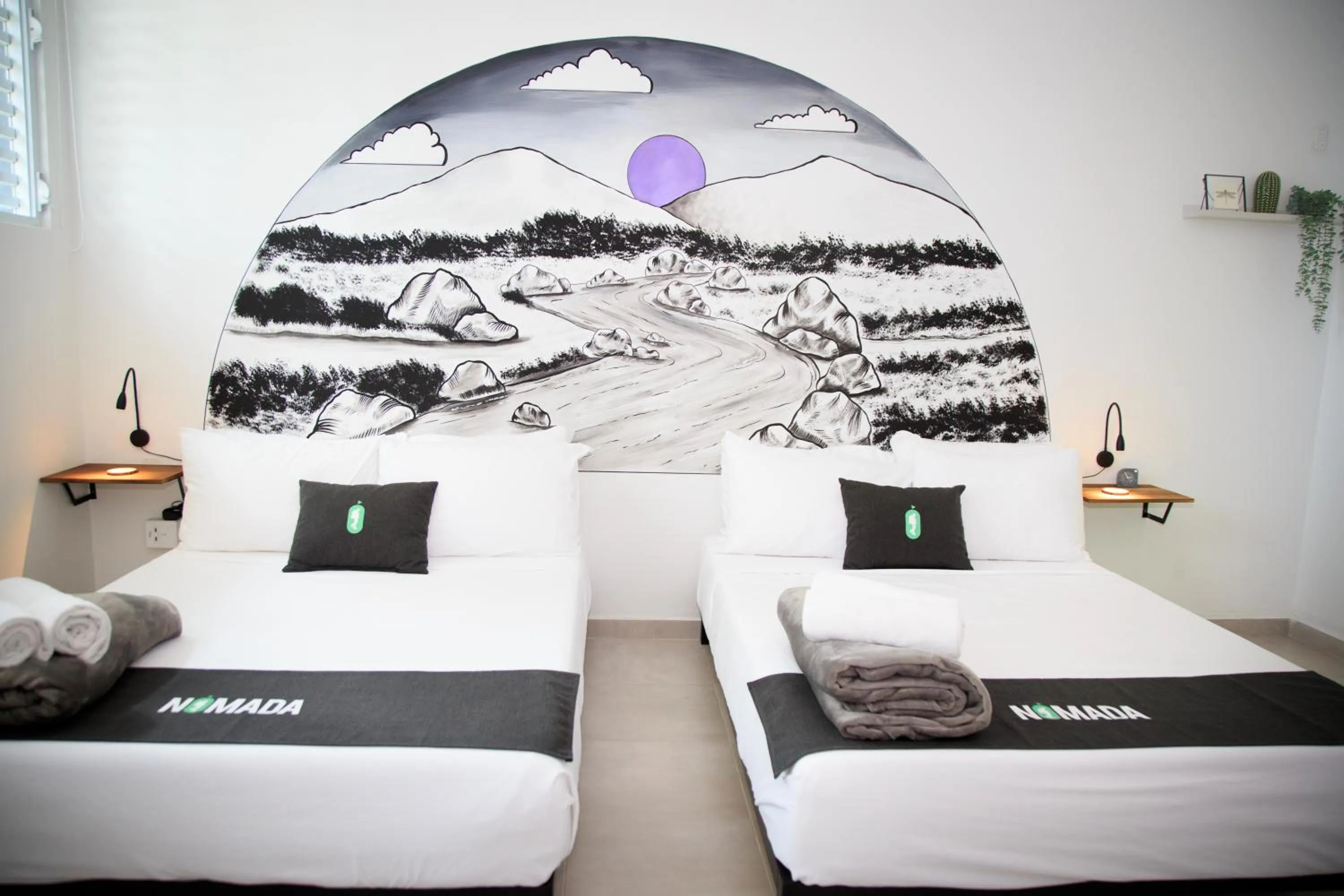 Bedroom, Bed in Nomada Beach Hostel- Isla Verde