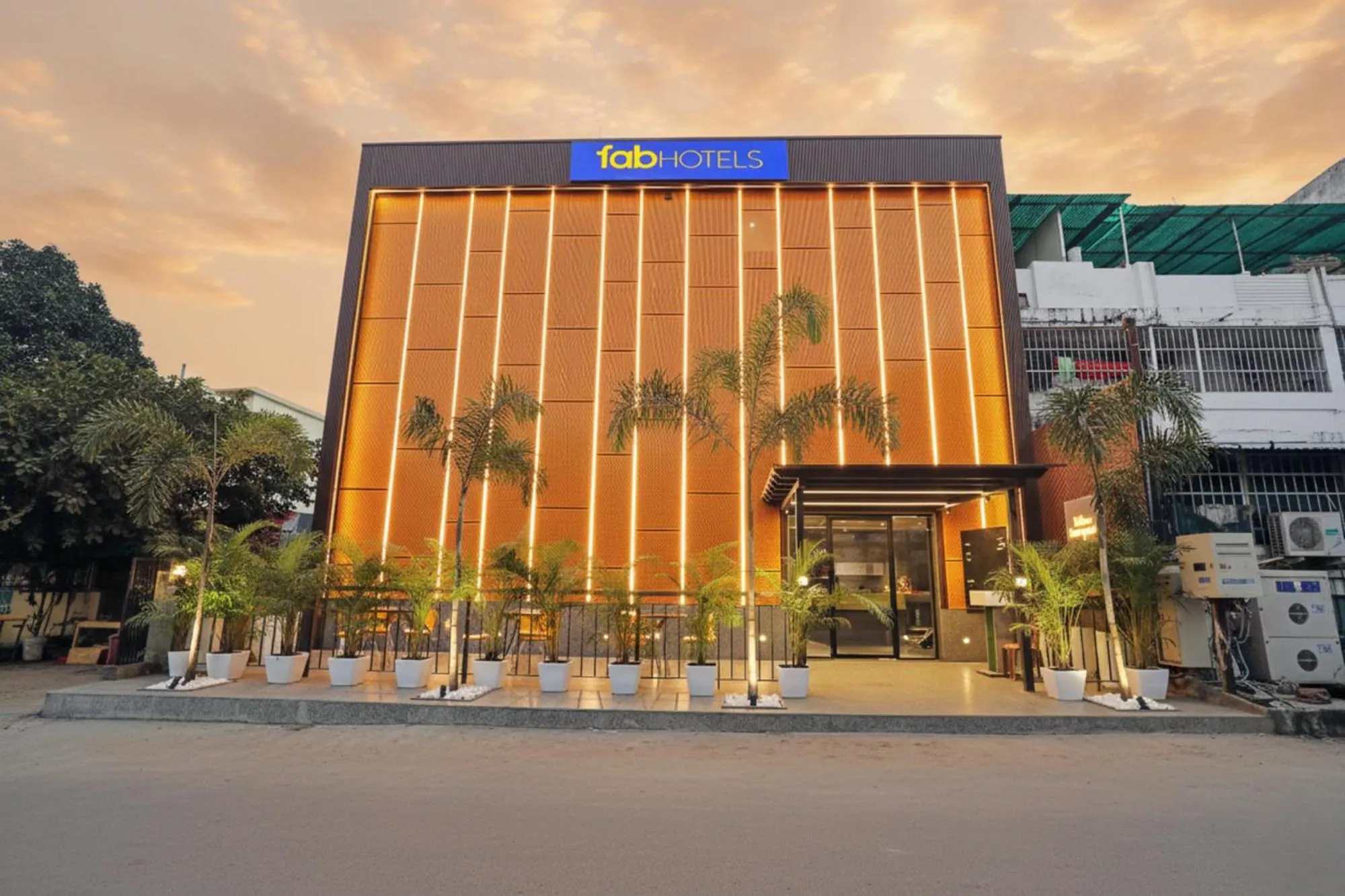 Property building in FabHotel Yellow Courtyard