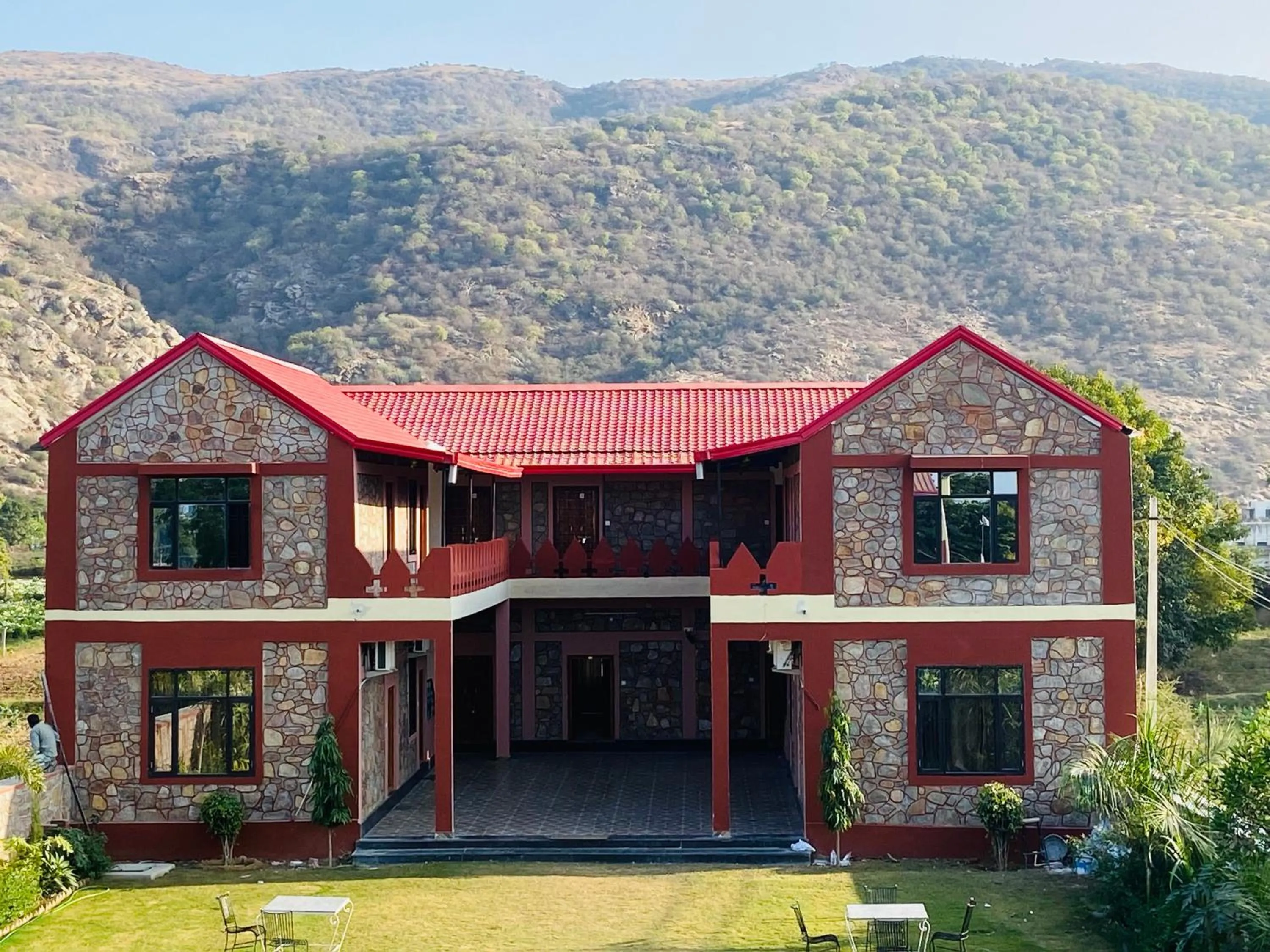 Property building in Pushkar Retreat Resort - The Nature and Mountain View Resort ,Pushkar