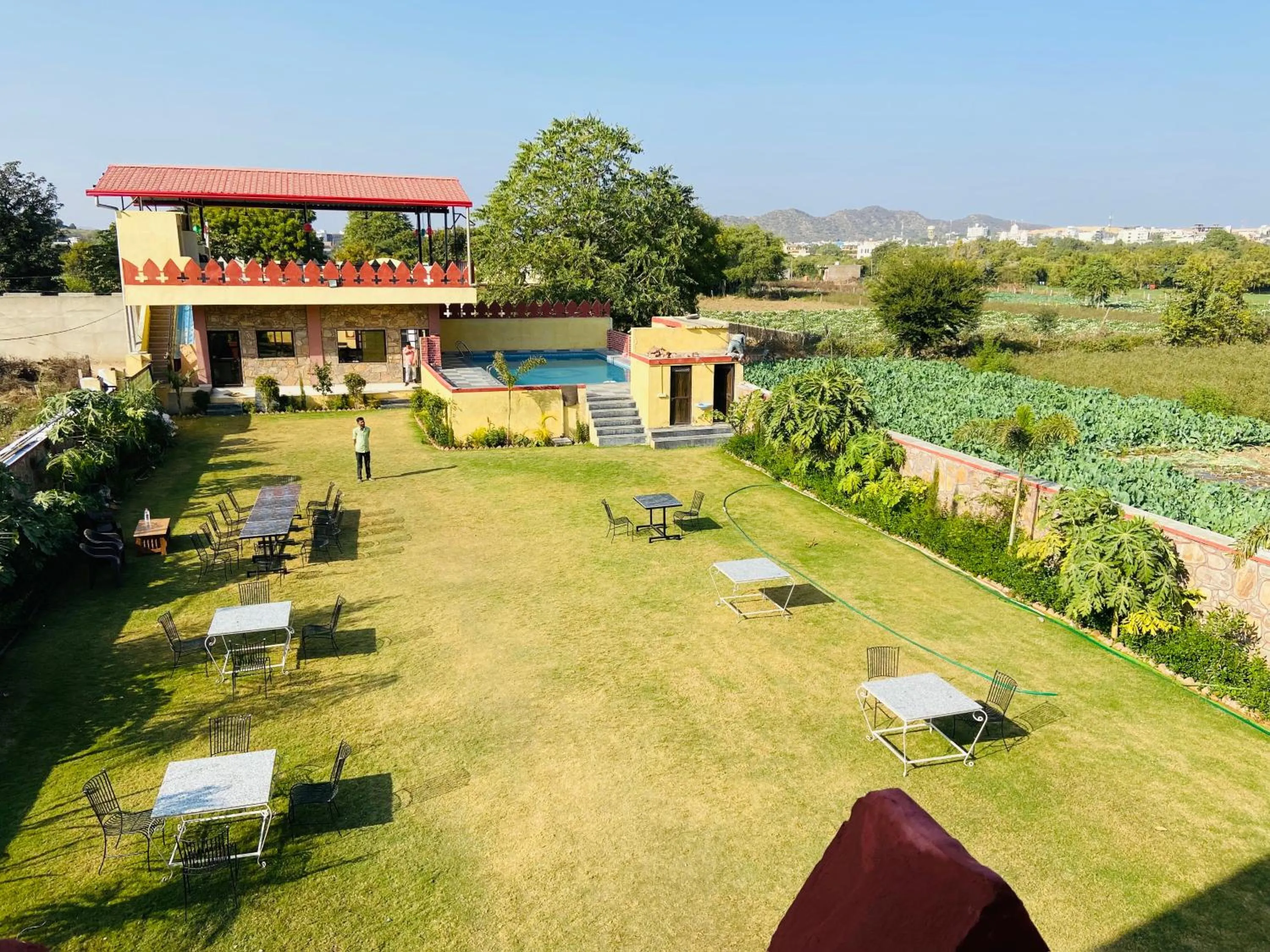 Garden view in Pushkar Retreat Resort - The Nature and Mountain View Resort ,Pushkar