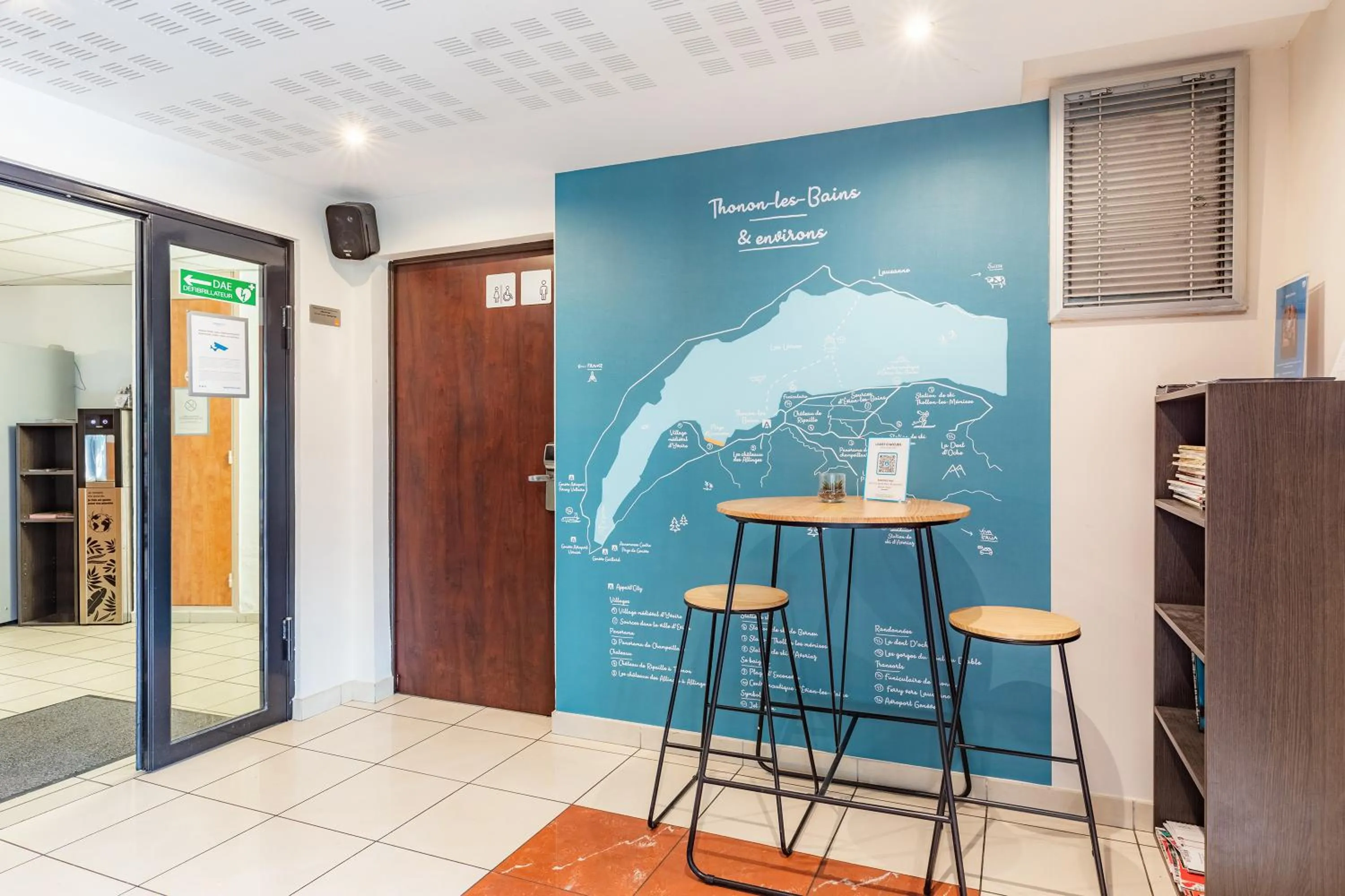 Lobby or reception in Appart'City Classic Thonon Les Bains