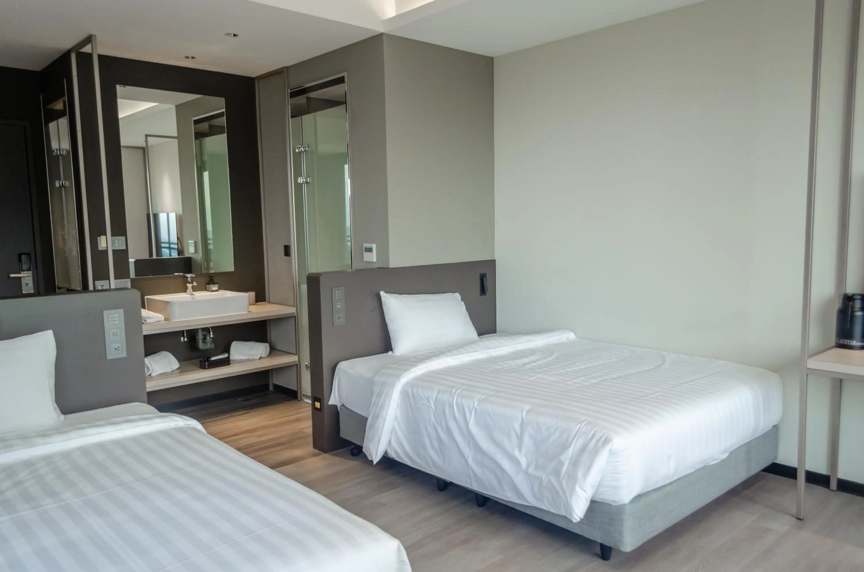 Photo of the whole room, Bed in OA HOTEL Wushih Marina
