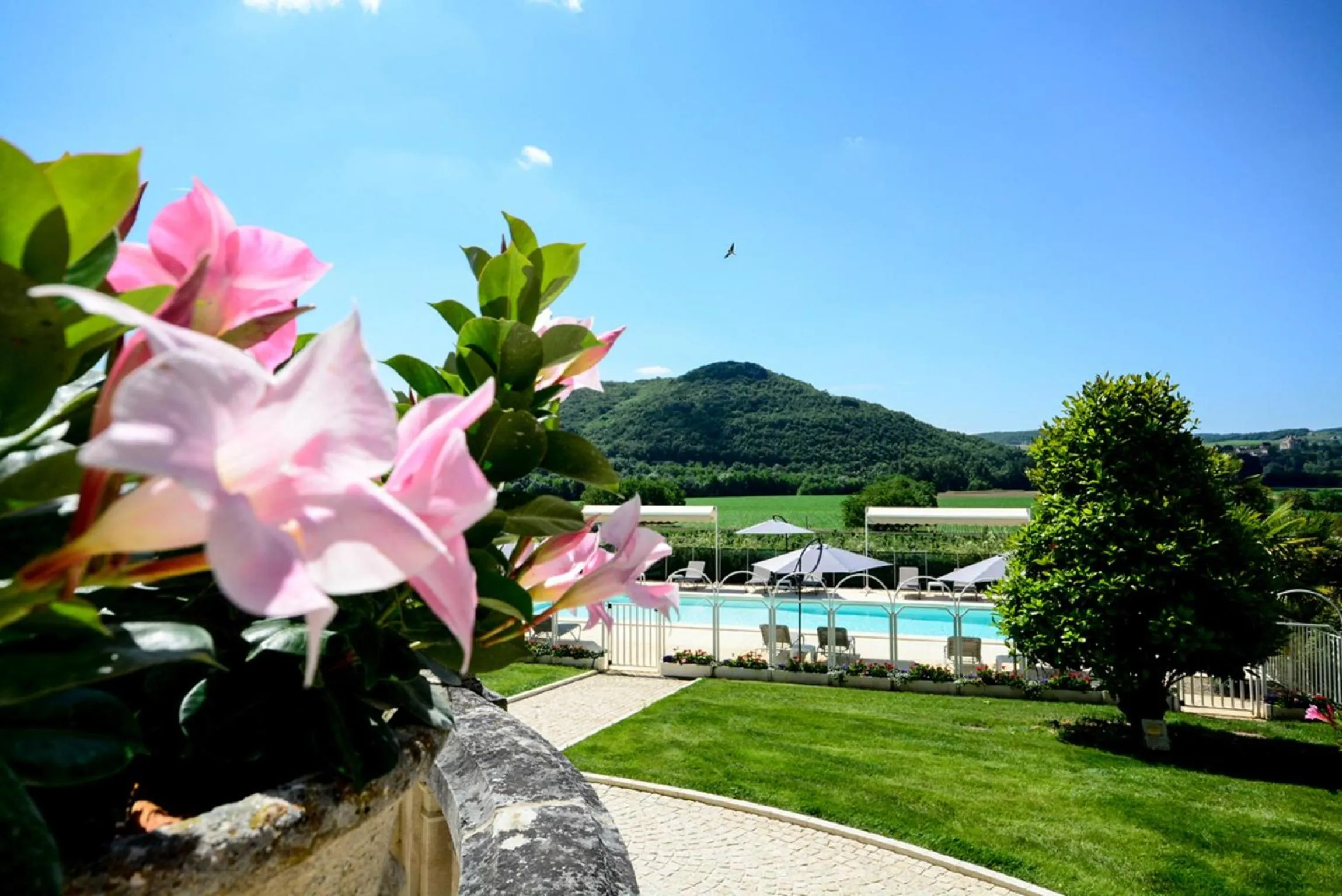 Swimming pool in Domaine de Monrecour - Hôtel & Restaurant - Proche de Sarlat
