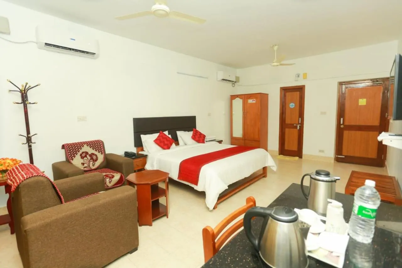 Bed in KTDC Tamarind Kondotty