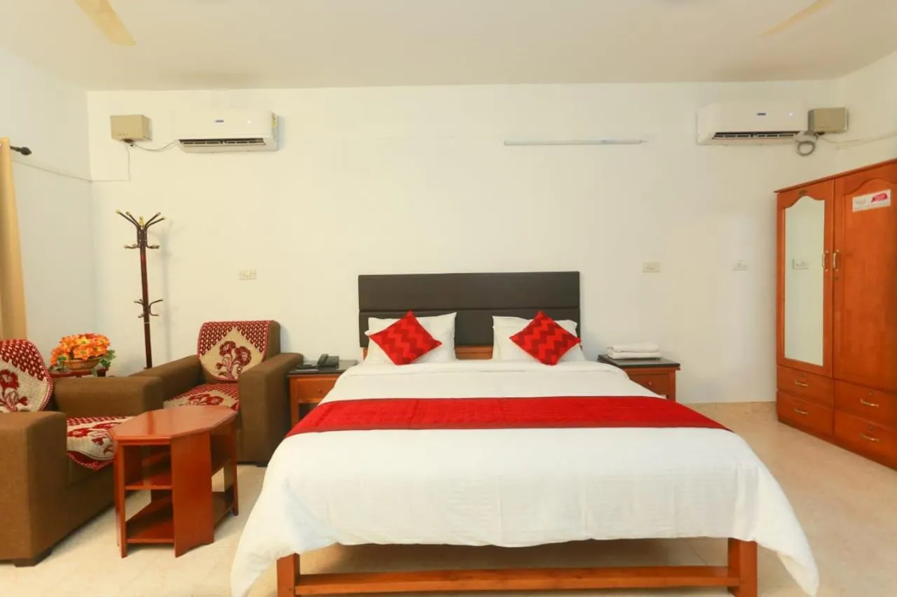 Bed in KTDC Tamarind Kondotty